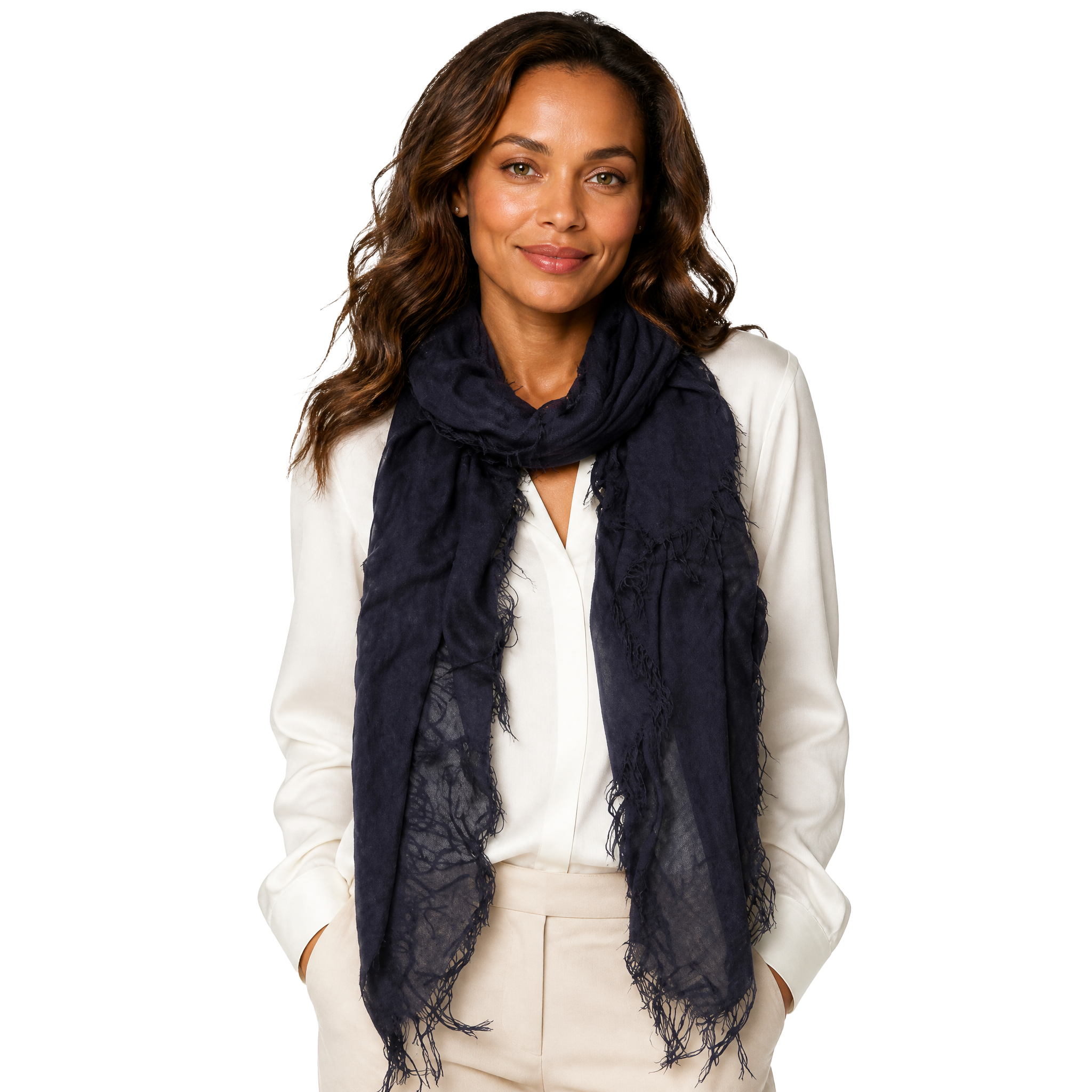 Cashmere Blend Solid Scarf