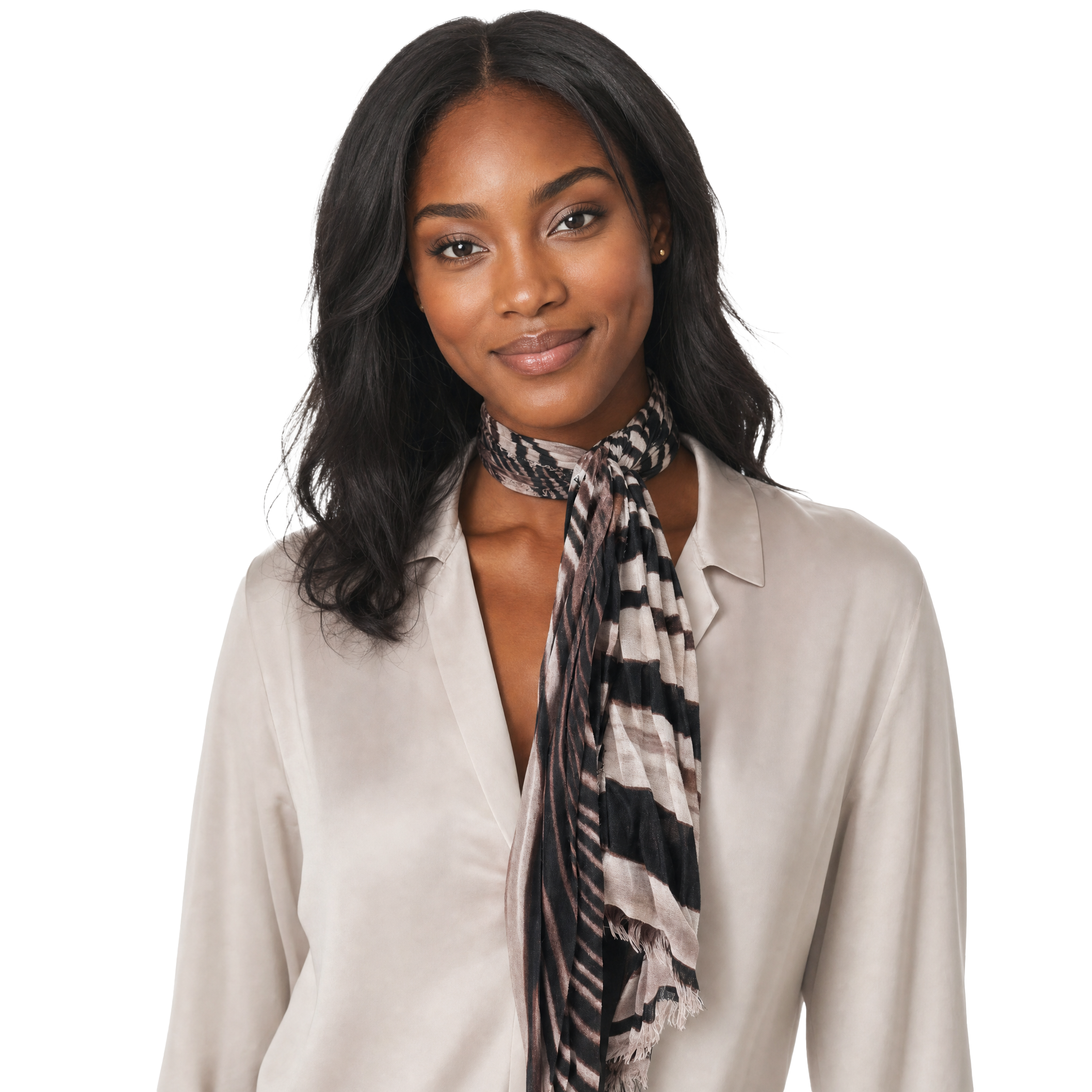 Animal Safari Neckerchief - brown