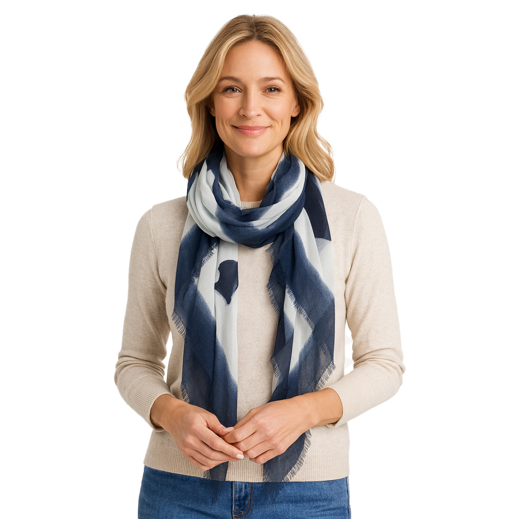Audrey Scarf — Blue Pacific — view 3