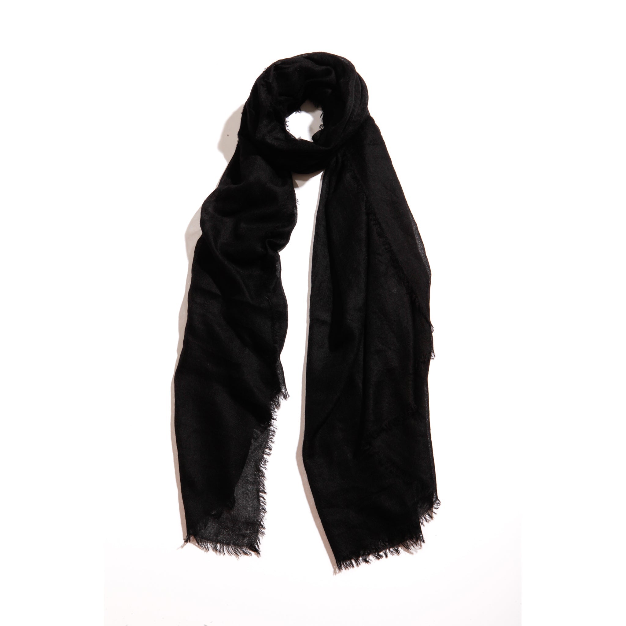 Classic Cashmere Scarf — Blue Pacific — view 6