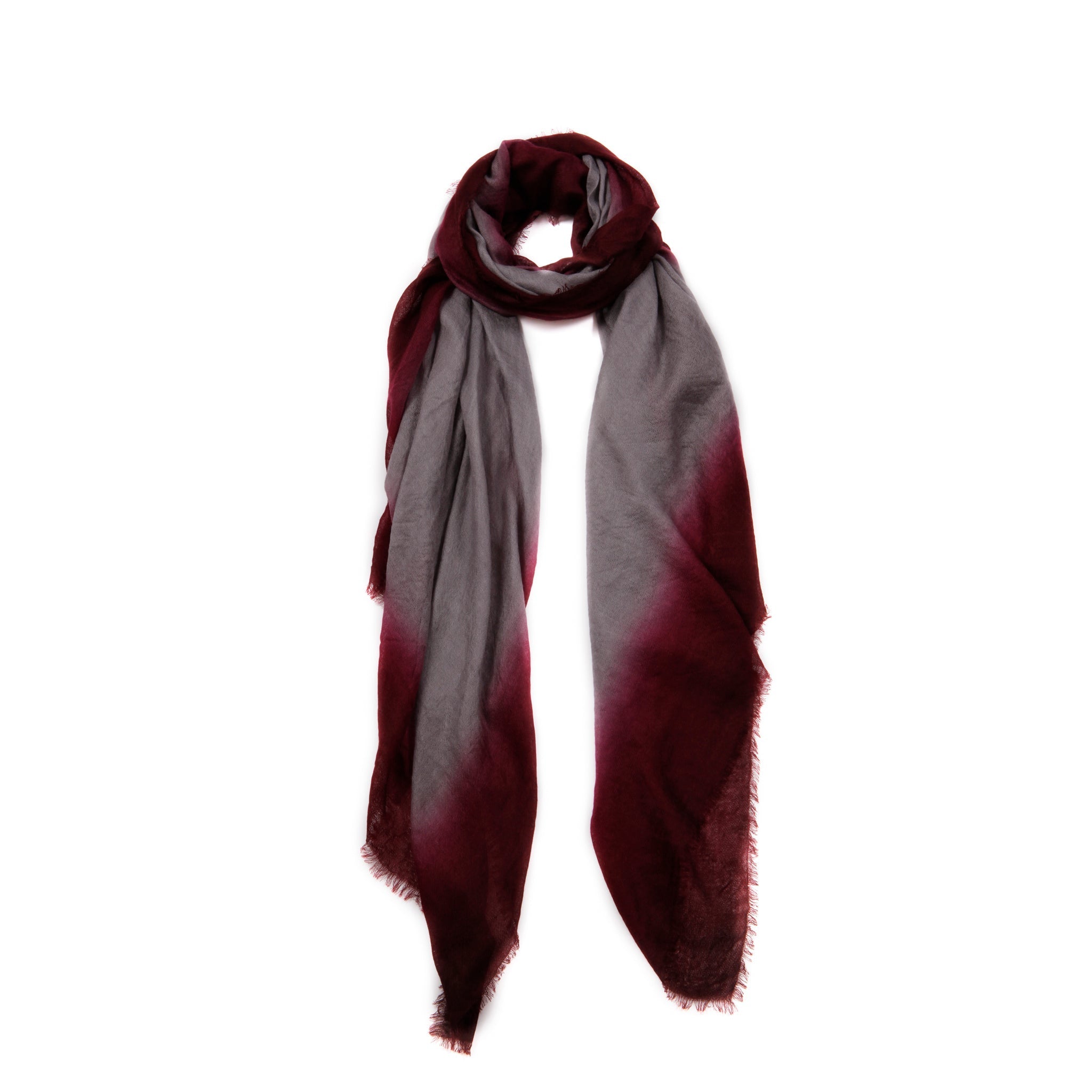 Classic Cashmere Scarf — Blue Pacific — view 11
