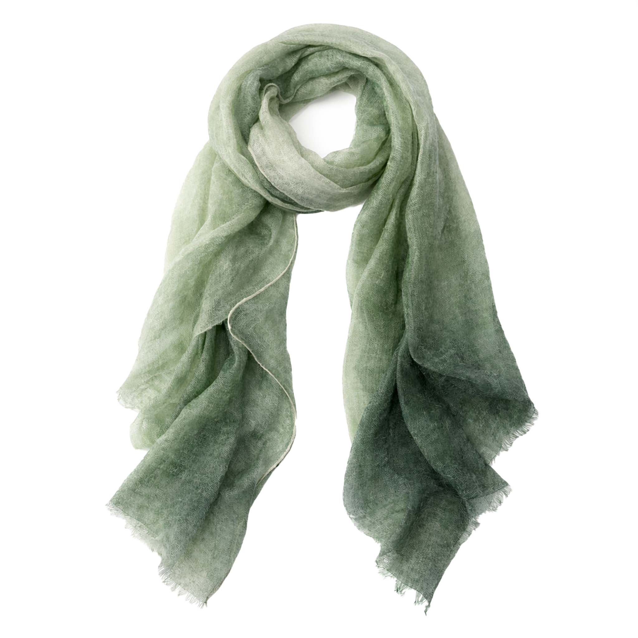Cashmere Lush Bliss Ombre Scarves — Blue Pacific — view 6