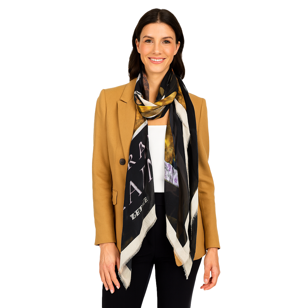 Champagne 1920's Scarf