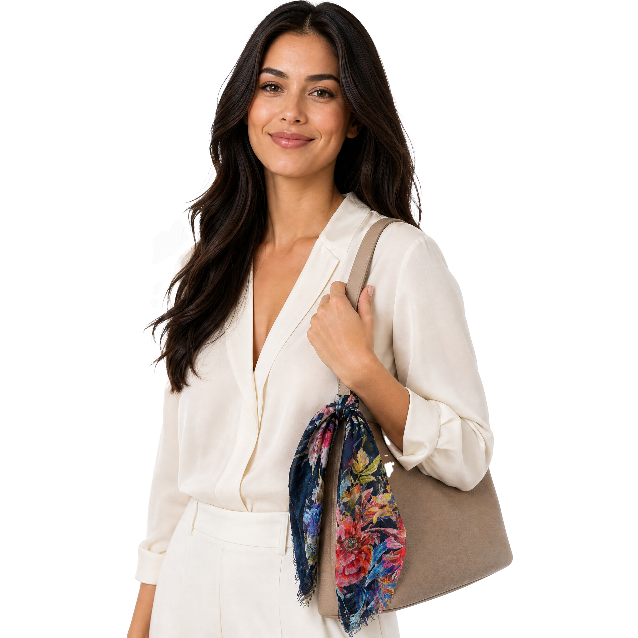 English Floral Neckerchief
