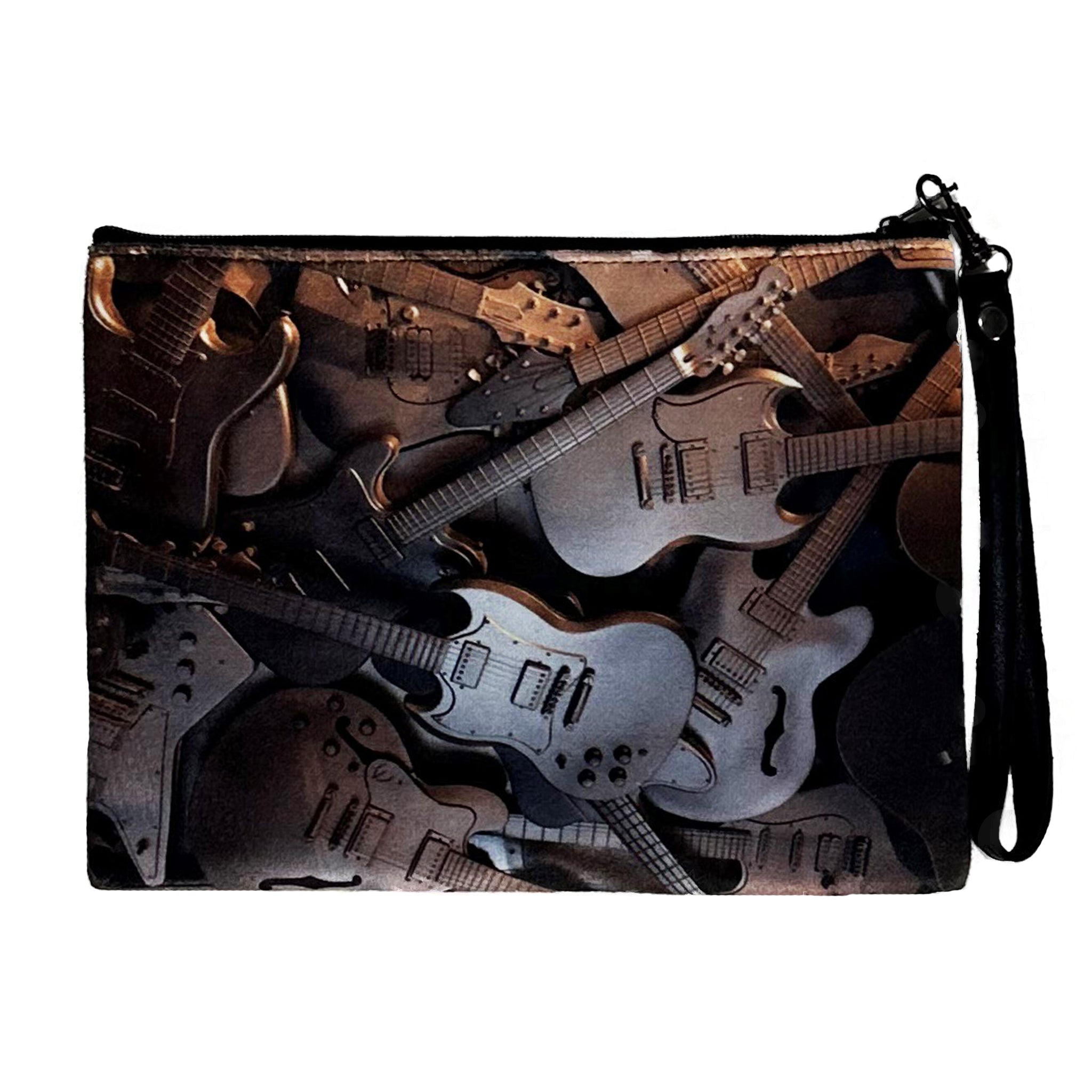 Nashville Guitars Faux Suede Wristlet