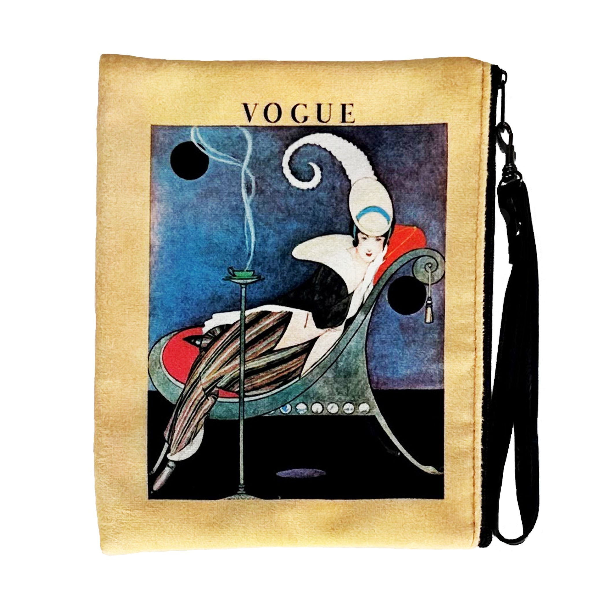 Vogue Lounge Faux Suede Wristlet