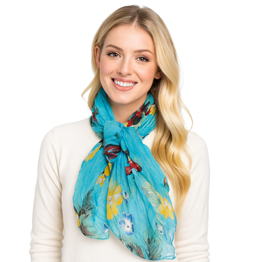 French Flower Neckerchief