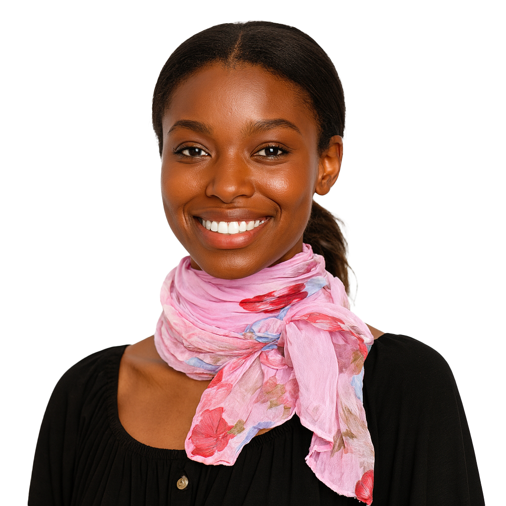 French Flower Neckerchief