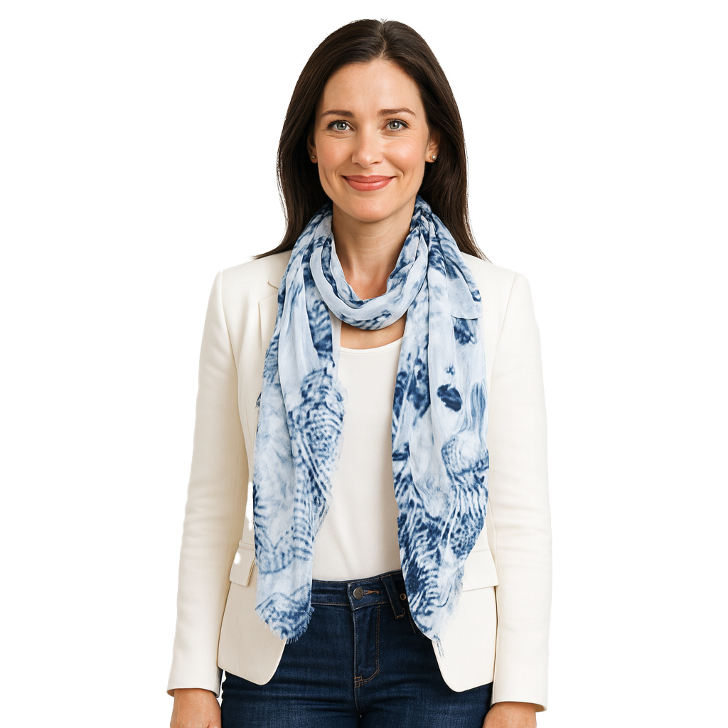 Gibson Girls Scarf — Blue Pacific