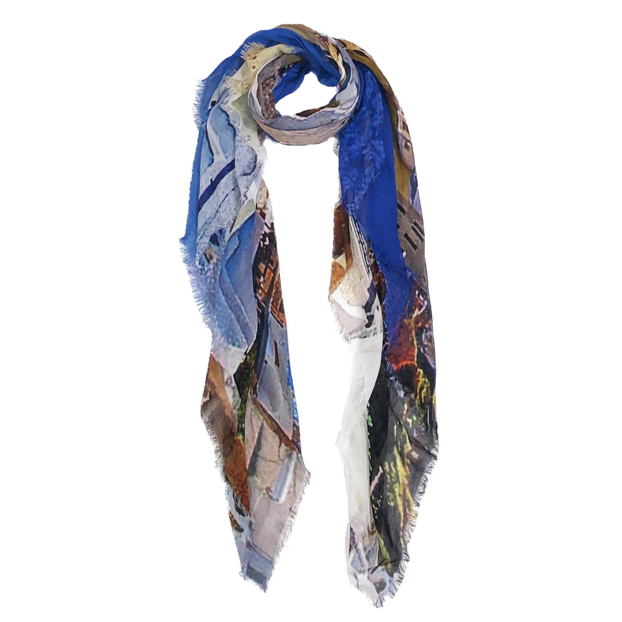 The Santorini Village Scarf