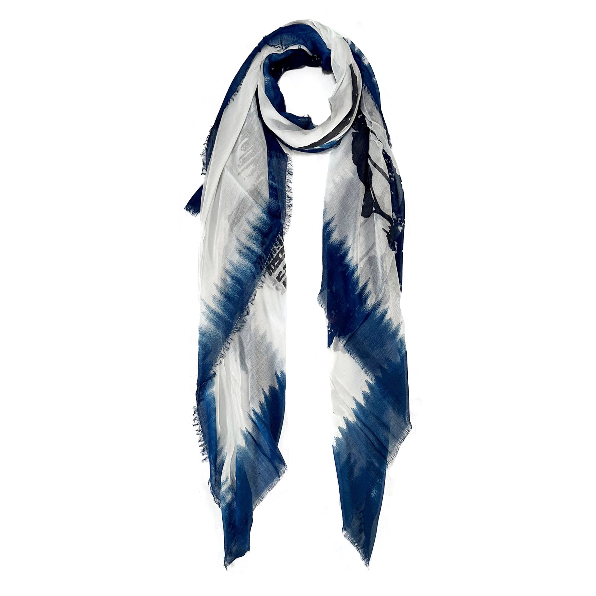 Guitar Roots Scarf — Blue Pacific — view 3