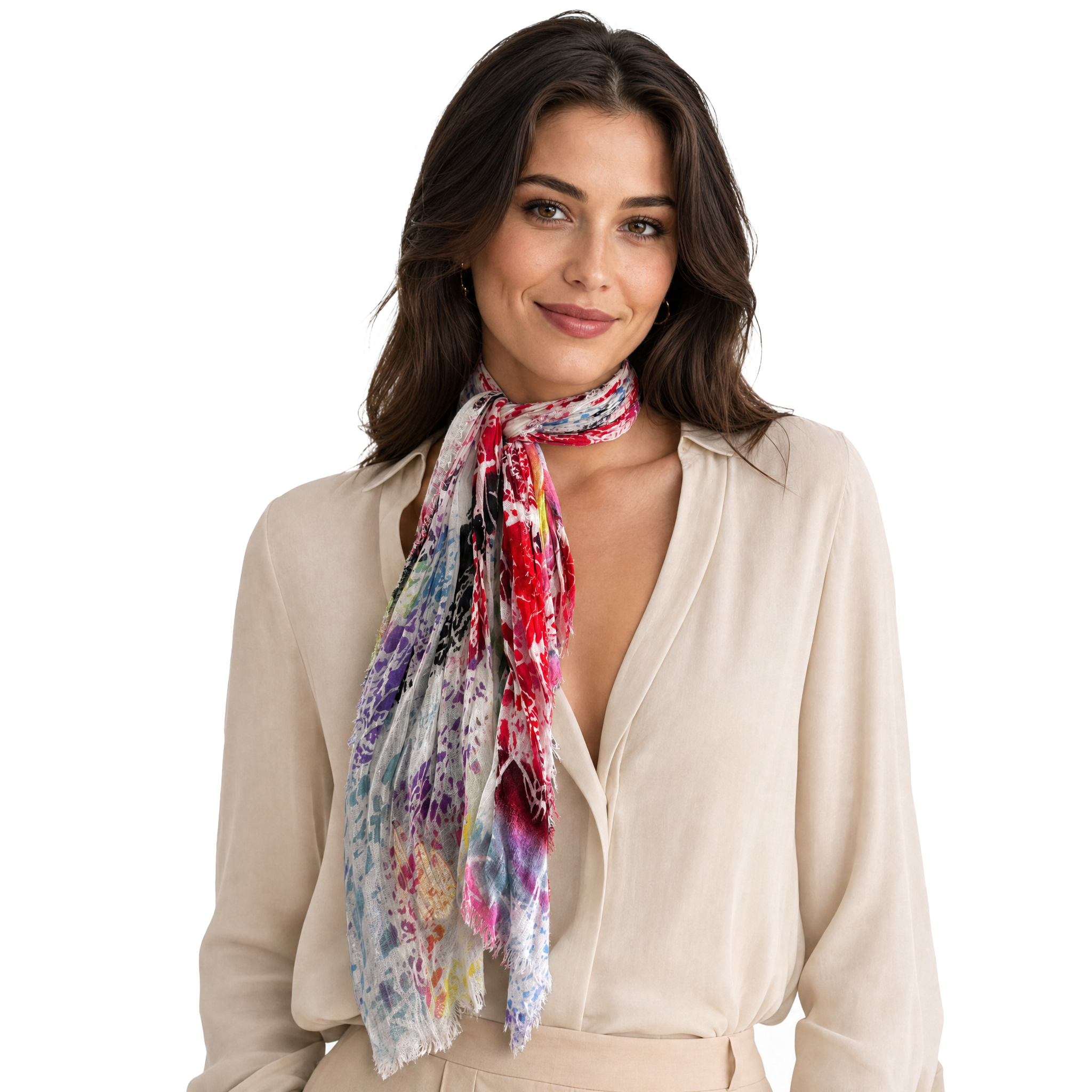 Lightning Neckerchief - Coral