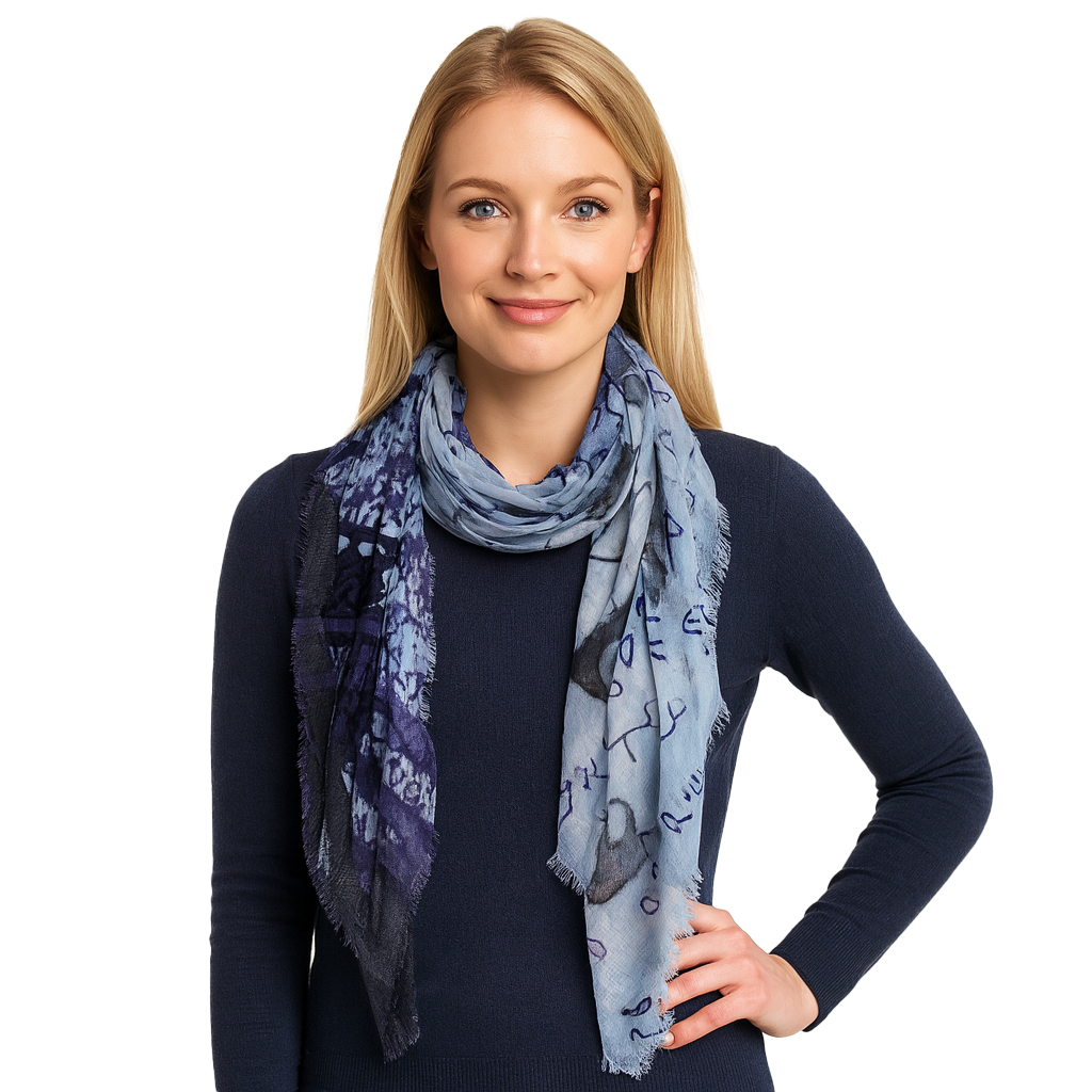Love Scarf — Blue Pacific