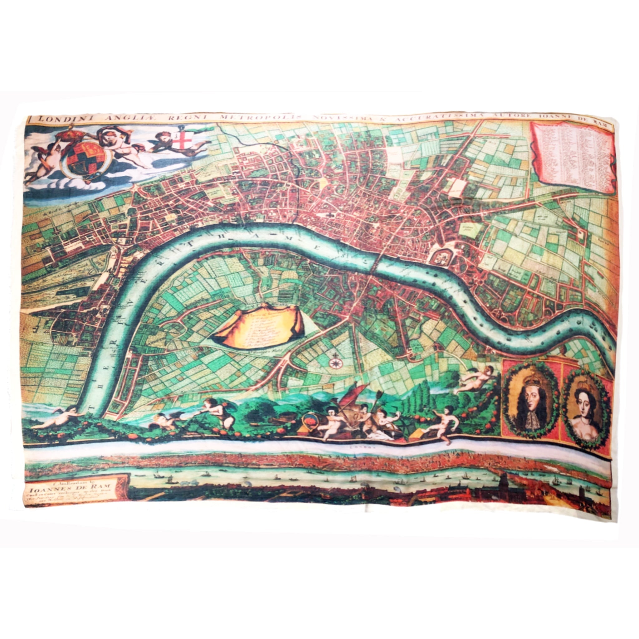 Royal London Map Scarf