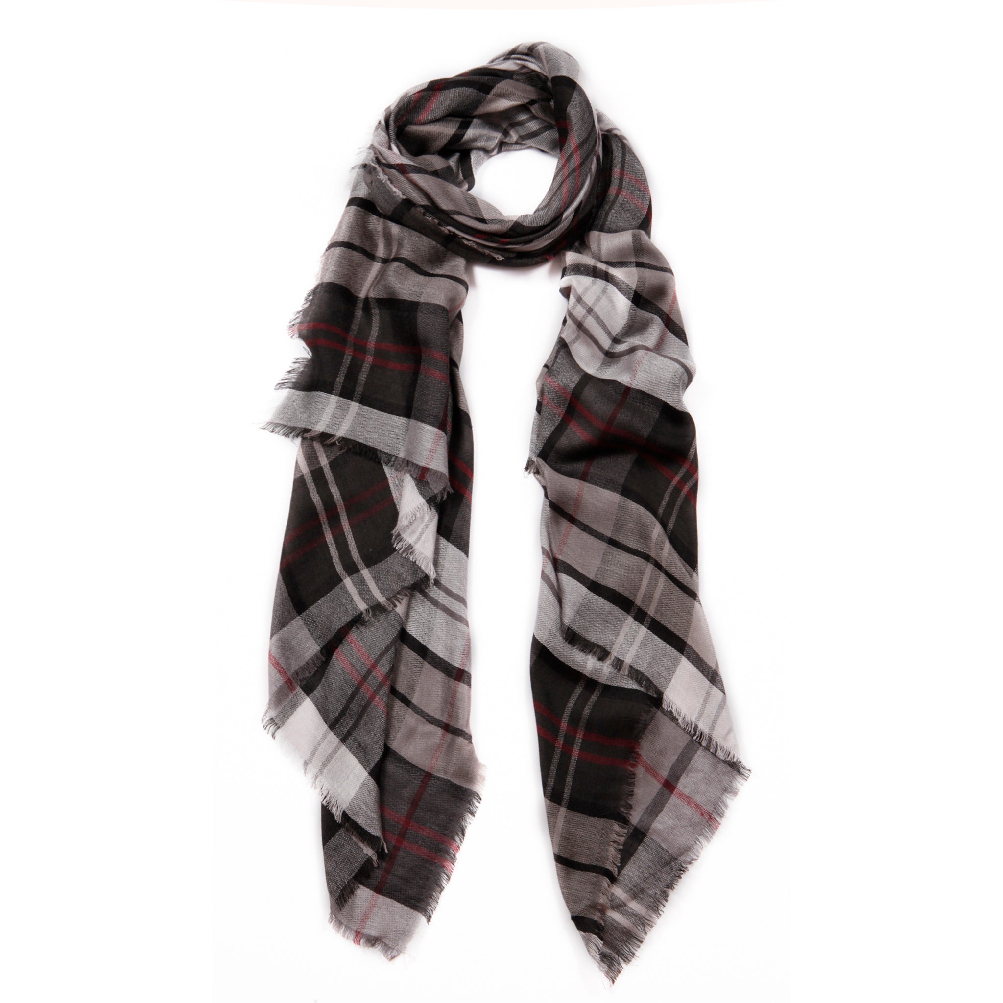 Modern Scottish Plaid Scarves (Contemporary)