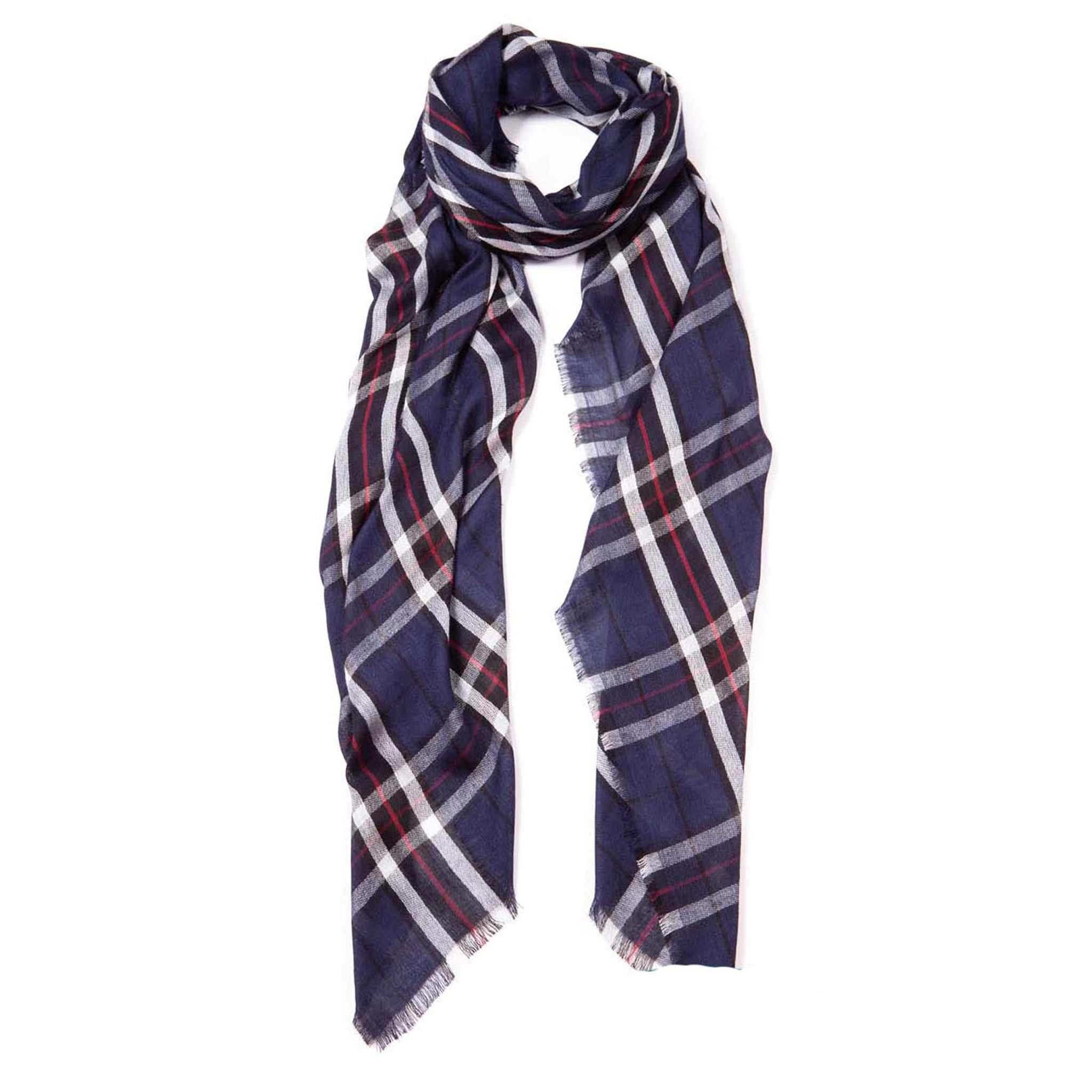 Modern Scottish Plaid Scarves (Contemporary)