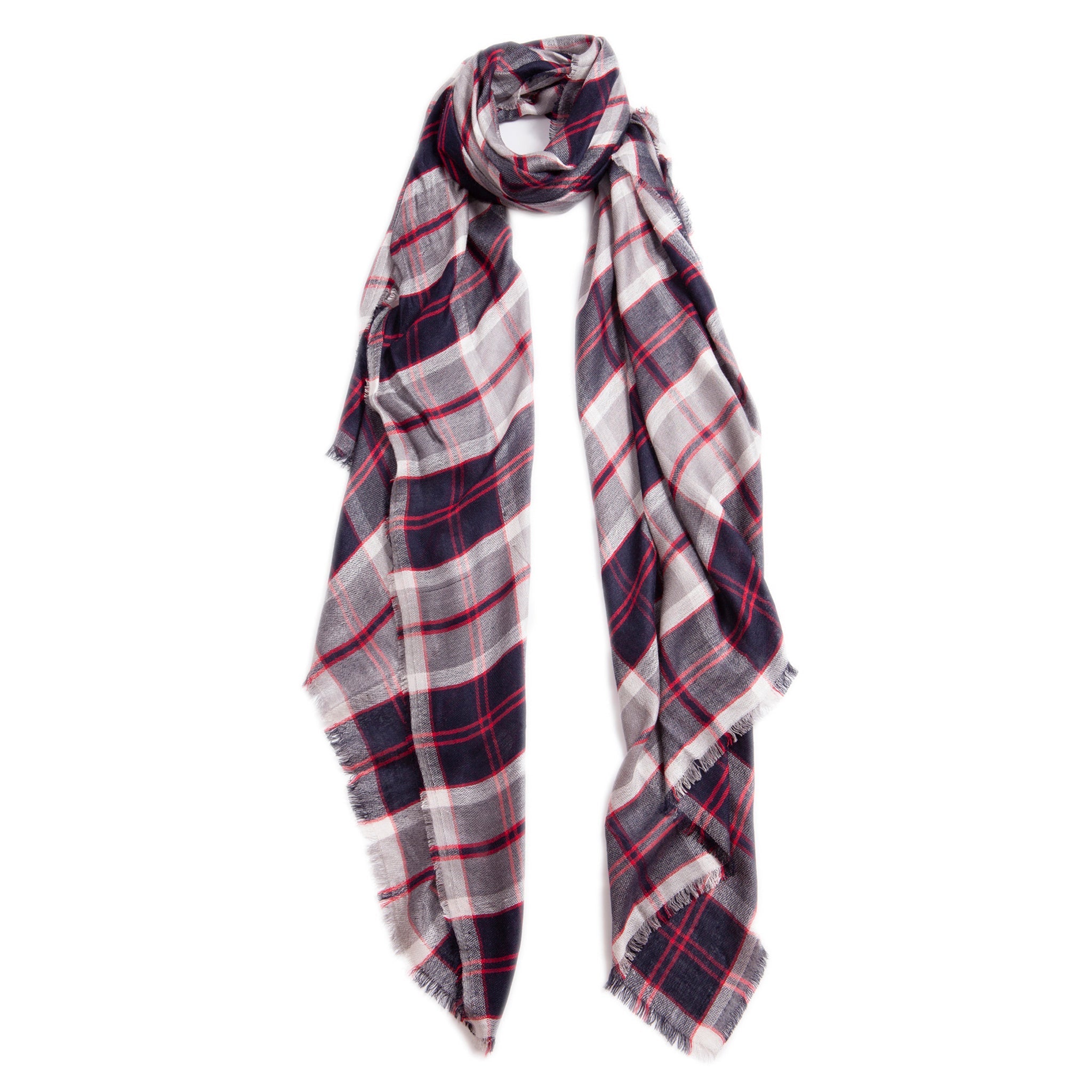 Modern Scottish Plaid Scarves (Contemporary)