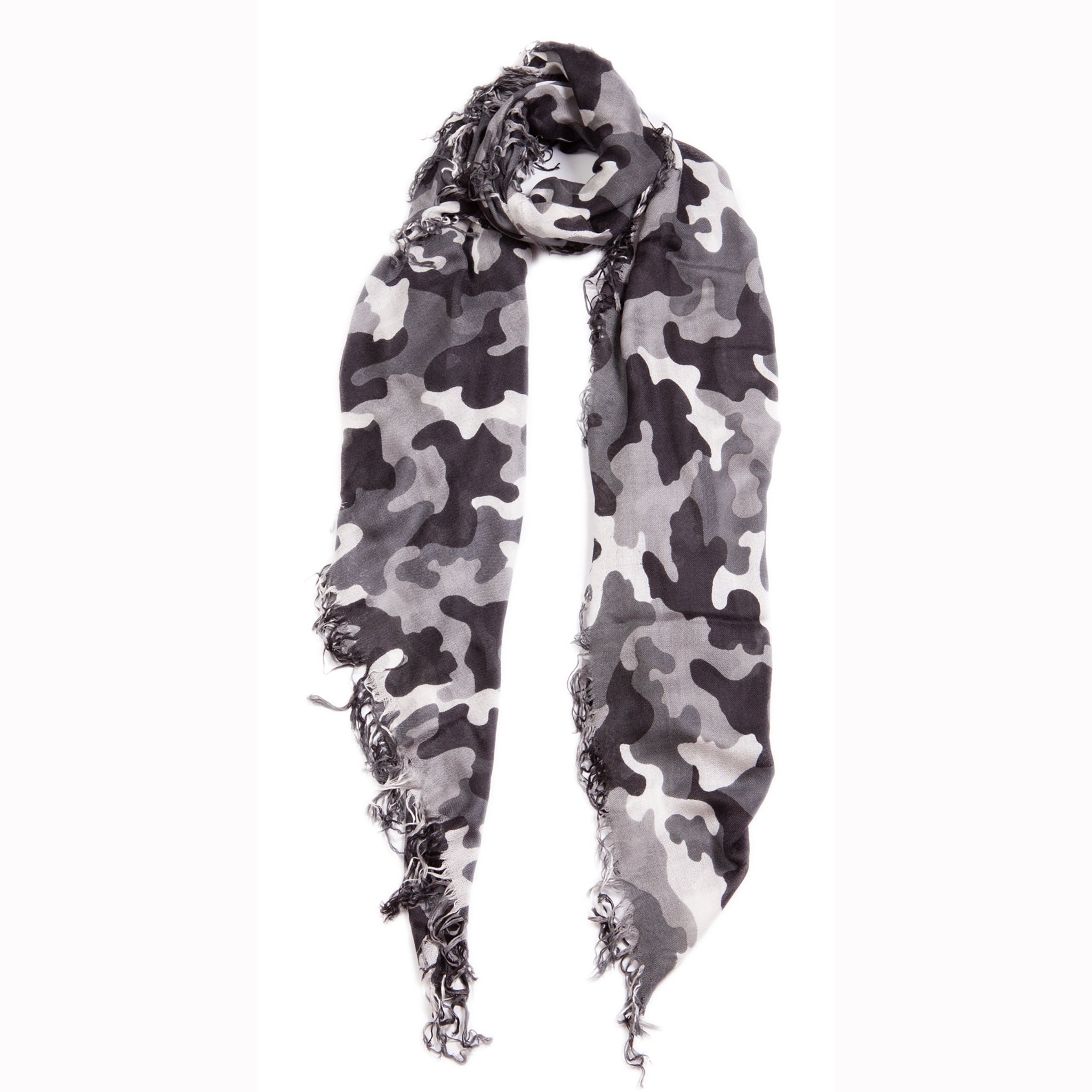 Cashmere Blend Camo Scarf