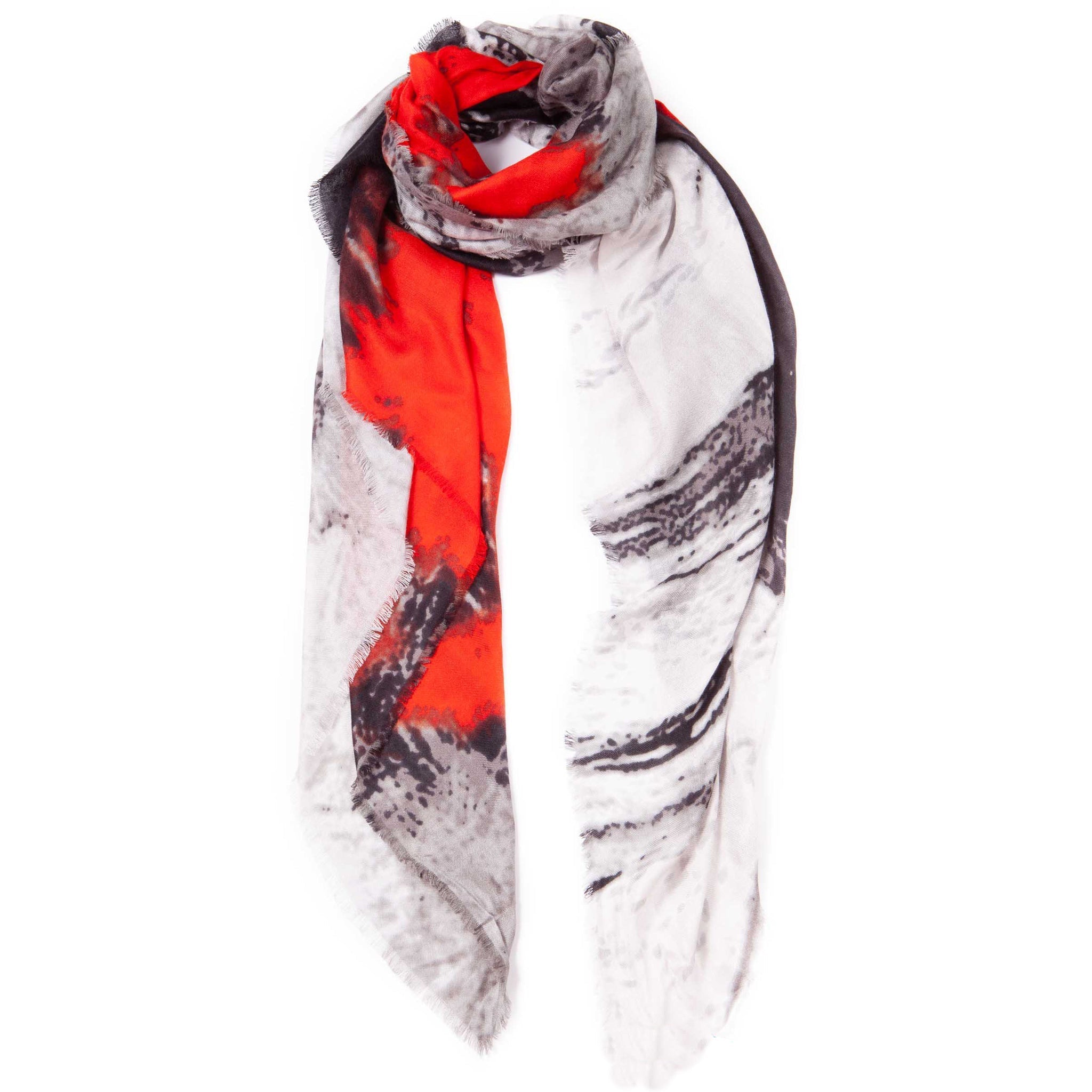 Cashmere Blend Watercolor Scarf