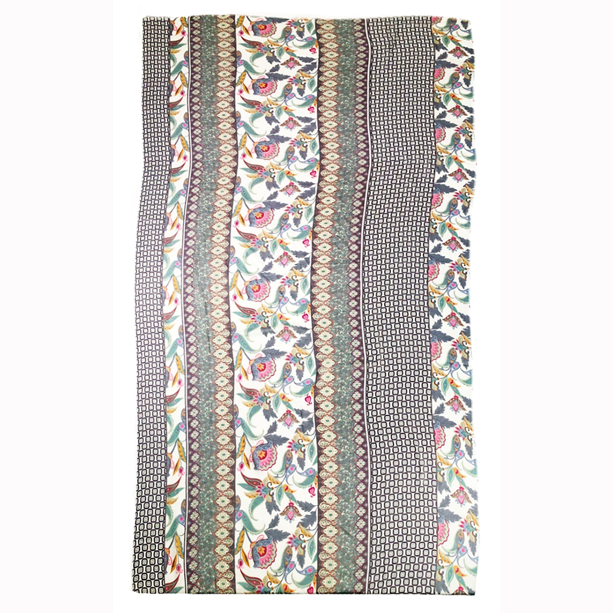 Tulip Paisley Scarf — Blue Pacific — view 3