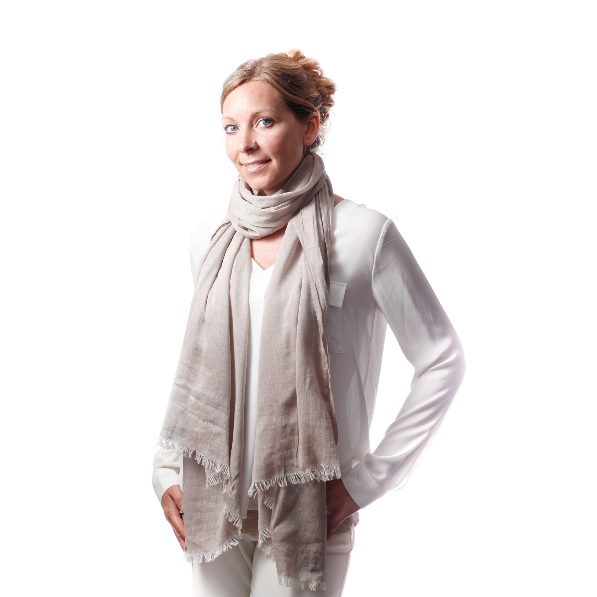 Turkish Cotton Solid Scarf