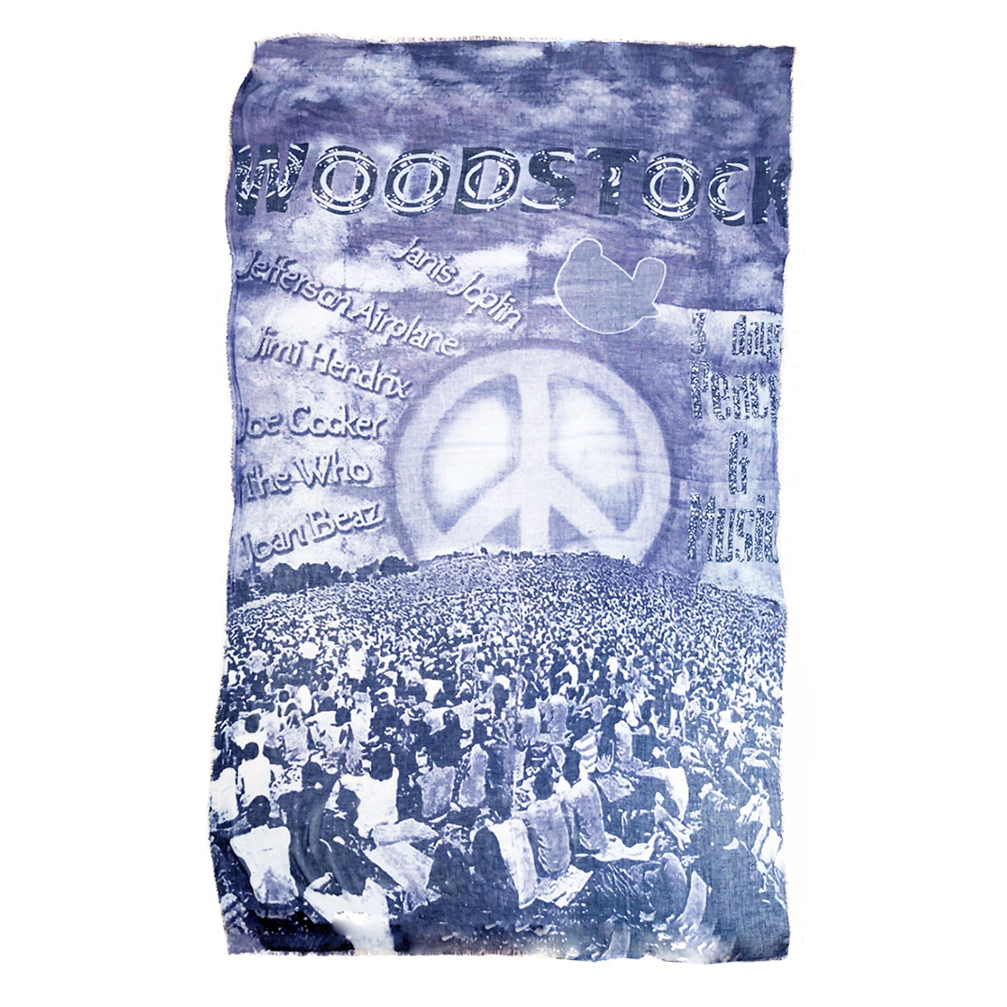 Woodstock Scarf — Blue Pacific — view 2