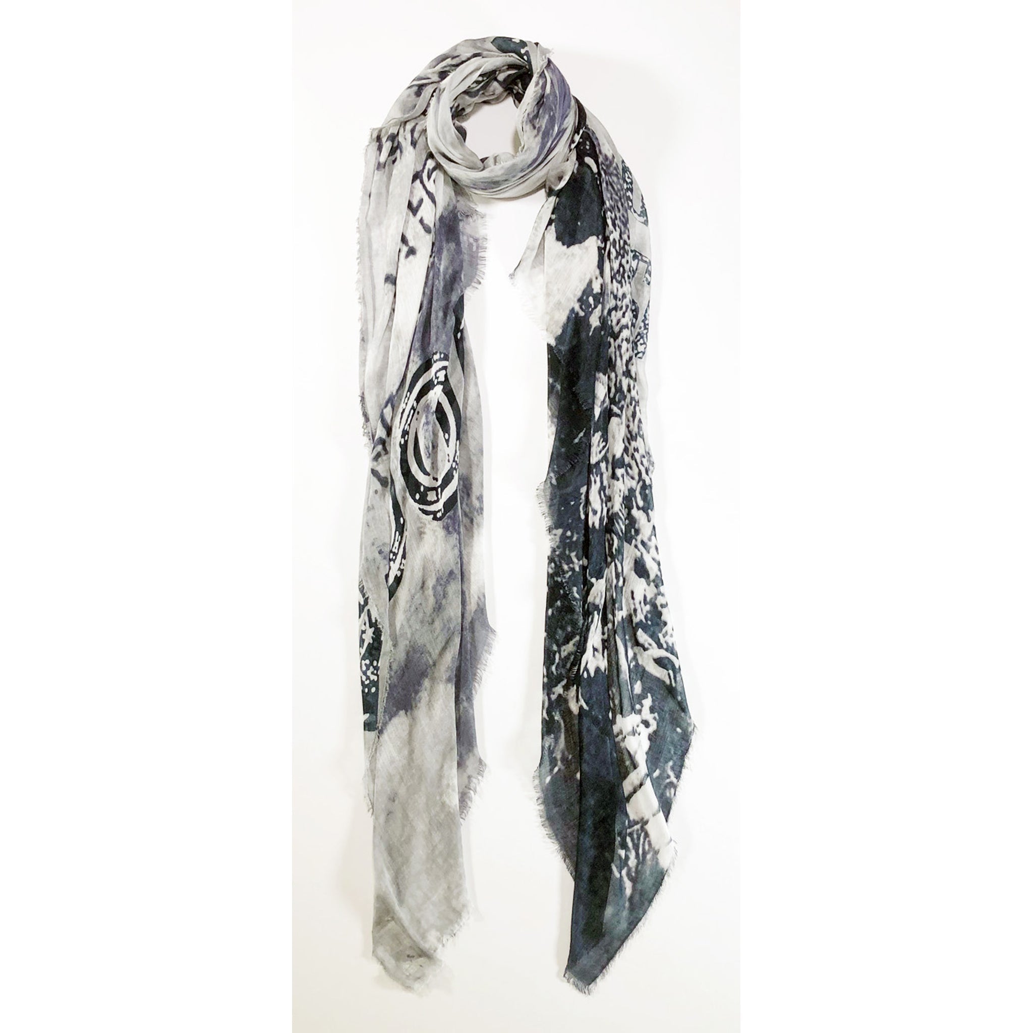 Woodstock Scarf — Blue Pacific — view 4
