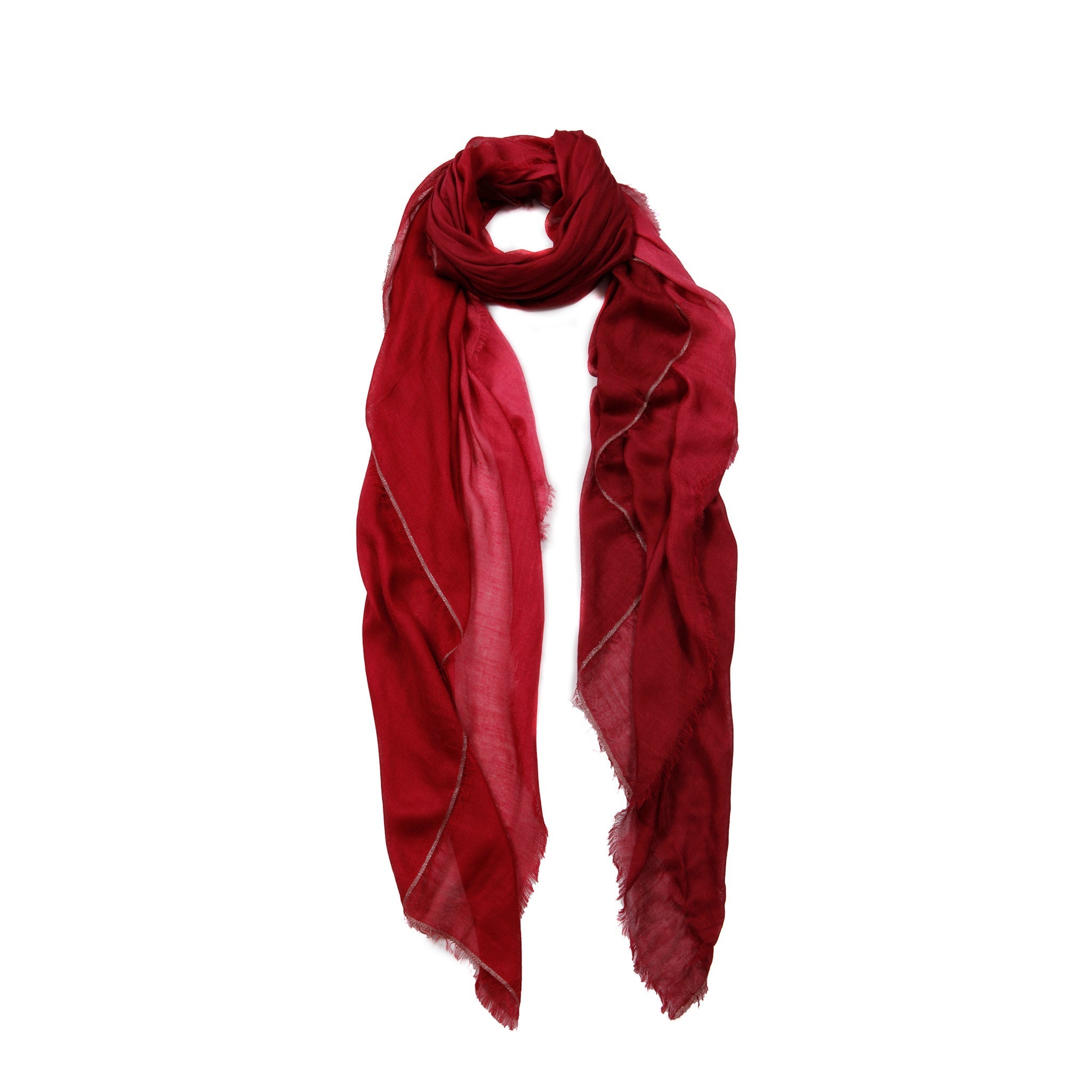 Cashmere Blend Scarves with Specialty Metallic Threading