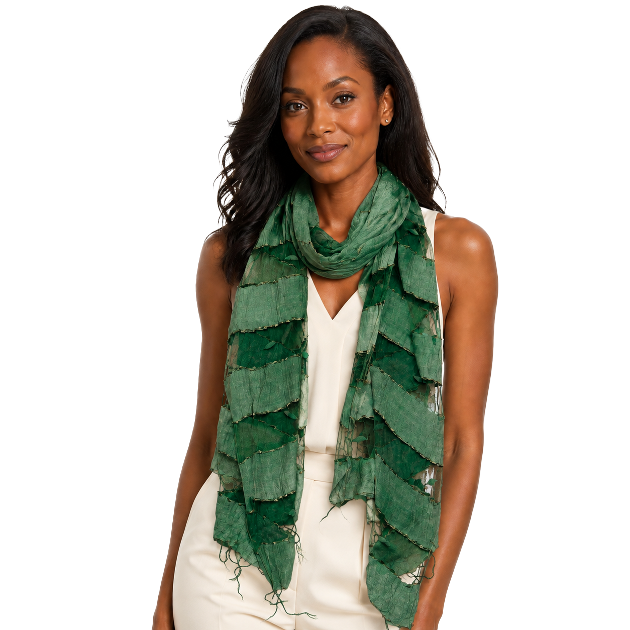Hand Woven Silk Blended Scarf