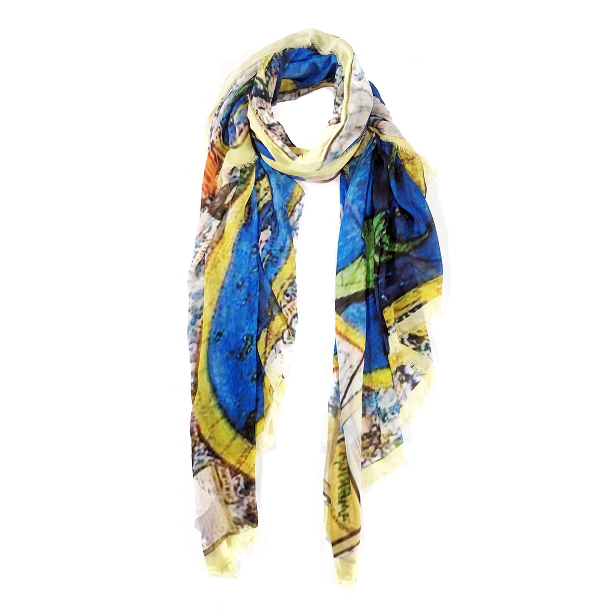 Spanish Map Scarf
