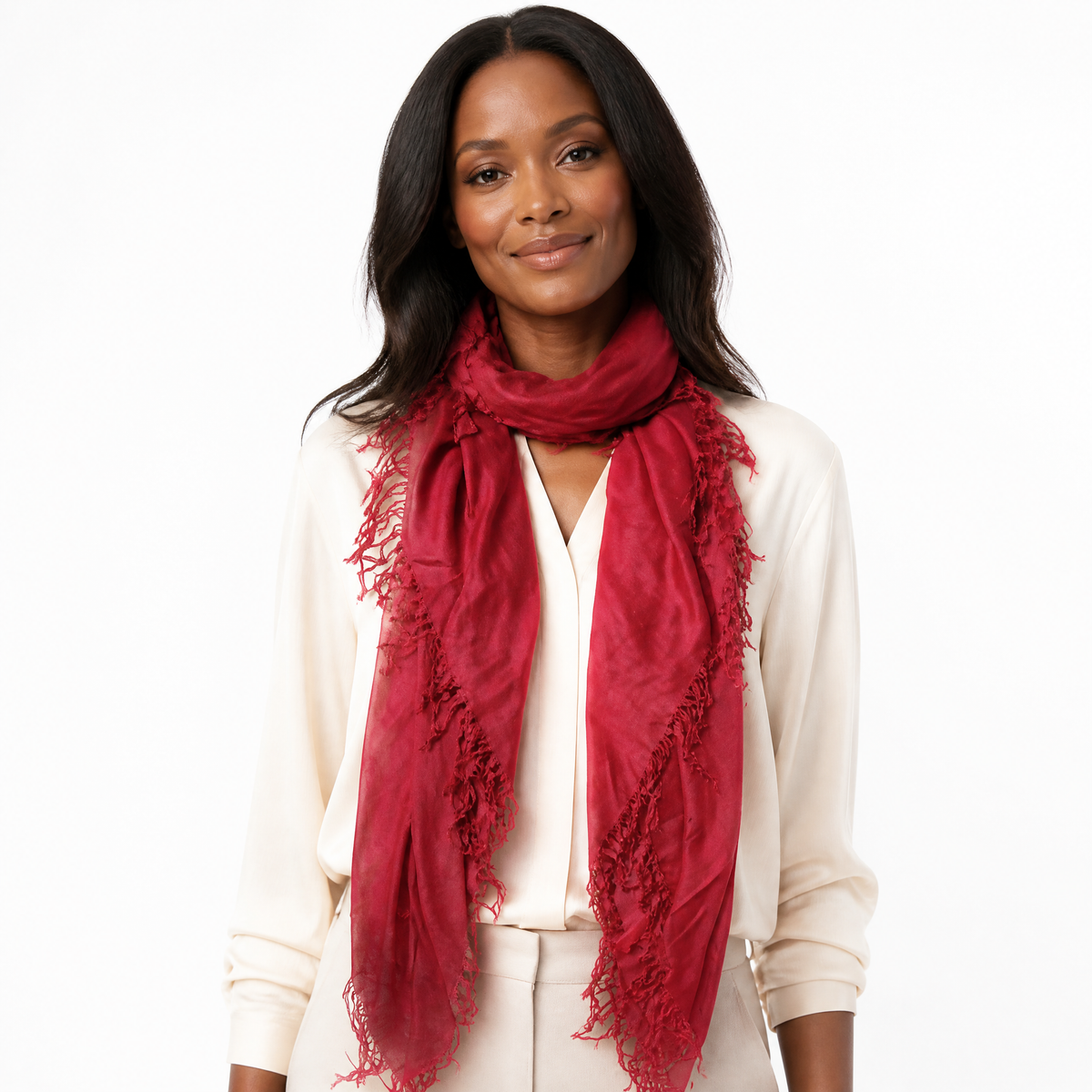 Cashmere Blend Solid Scarf