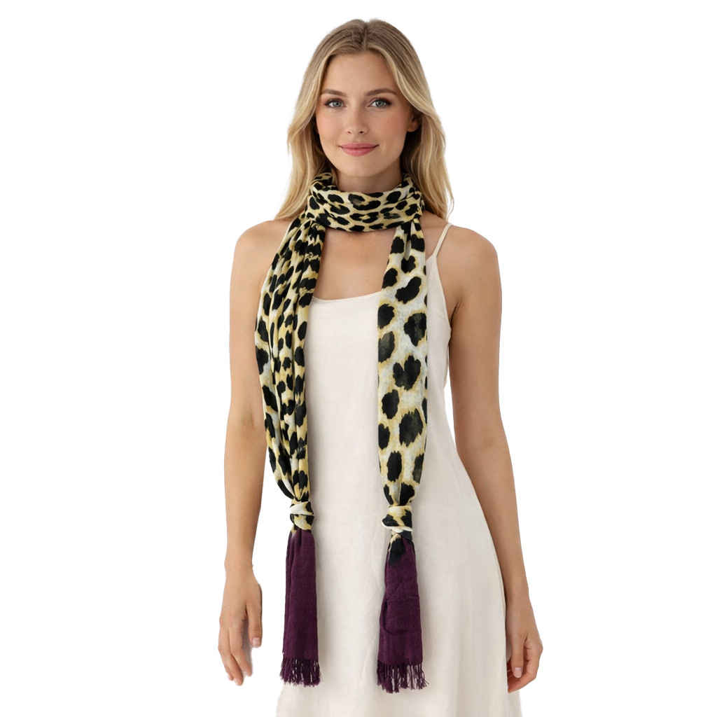 Skinny Leopard Scarf