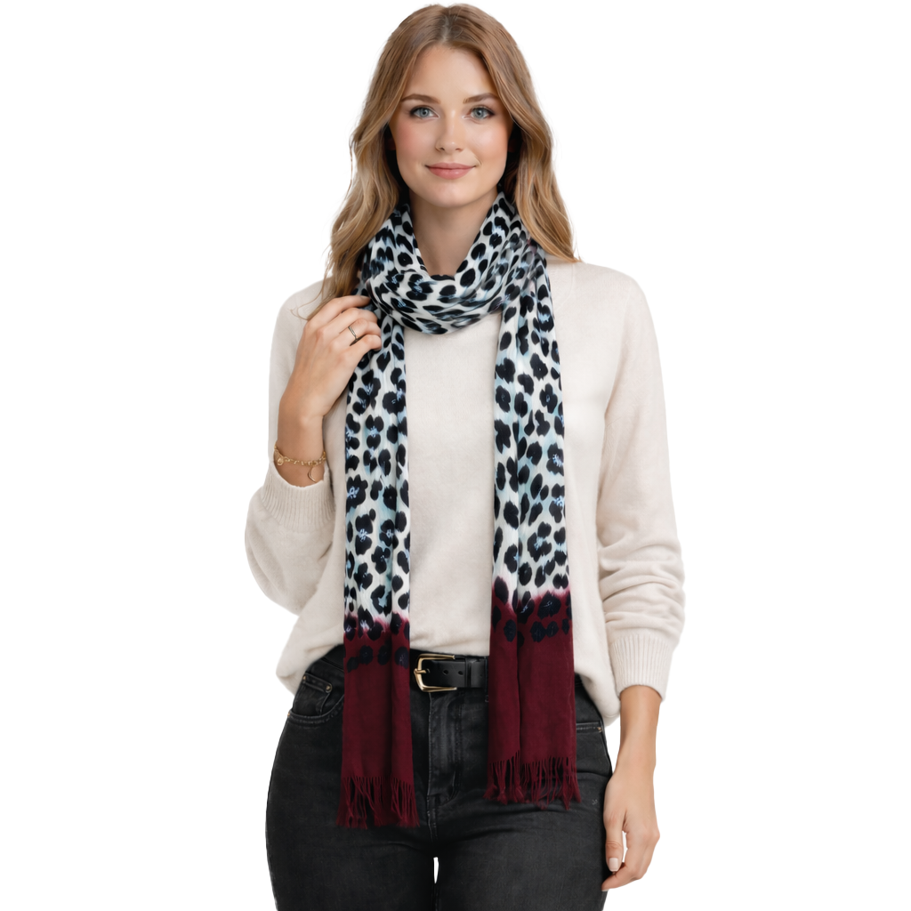 Skinny Leopard Scarf