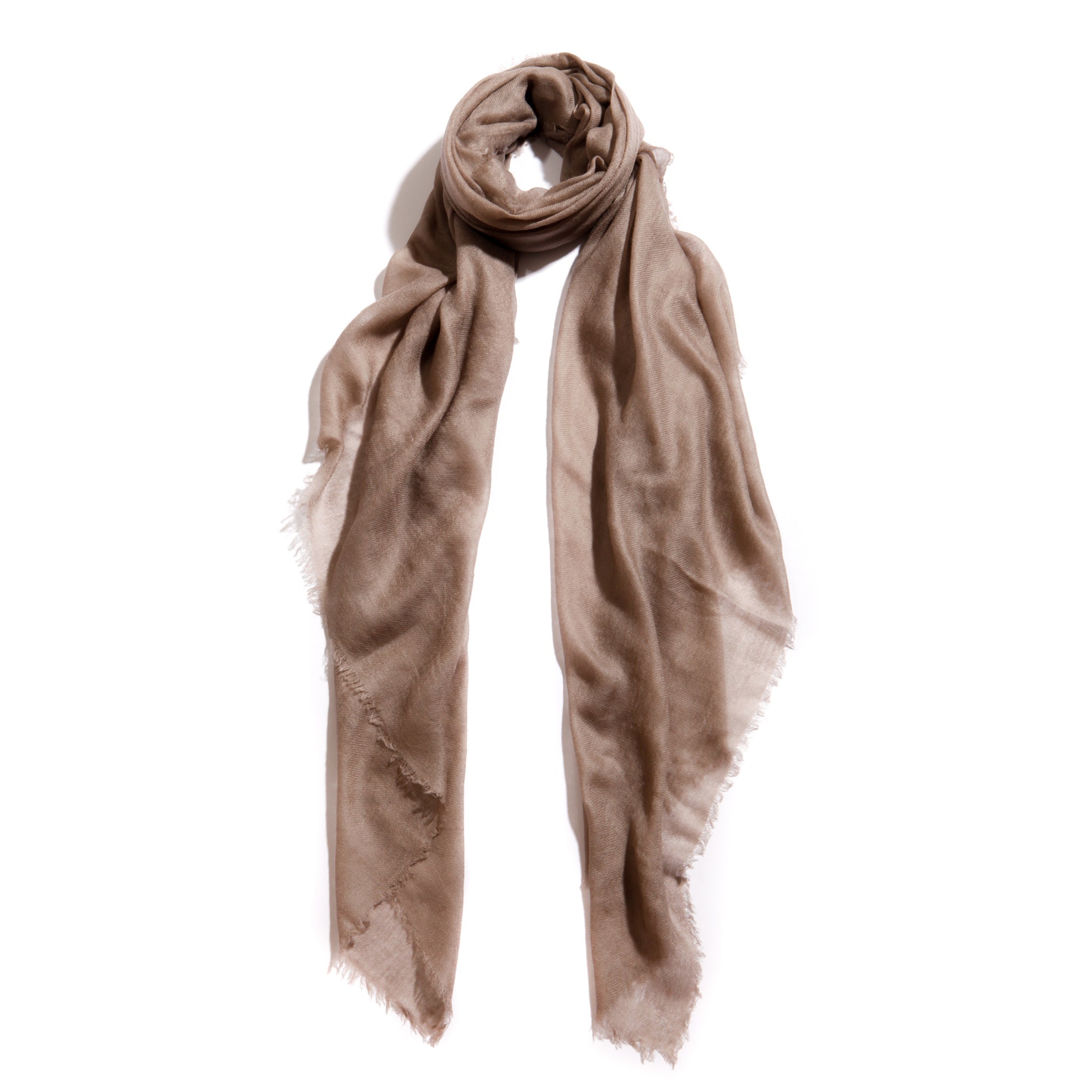 Classic Cashmere Scarf — Blue Pacific — view 4