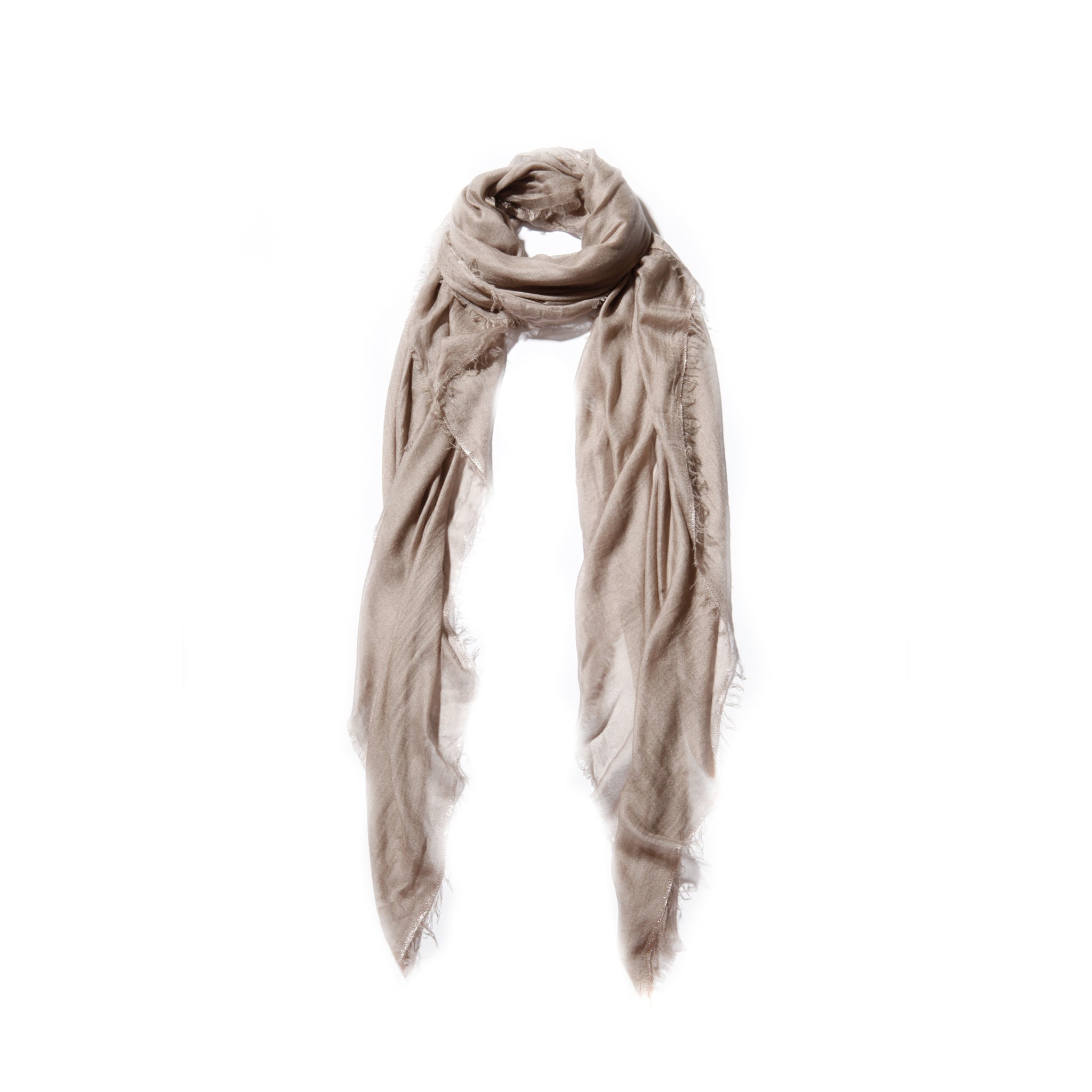 Cashmere Blend Scarves with Specialty Metallic Threading