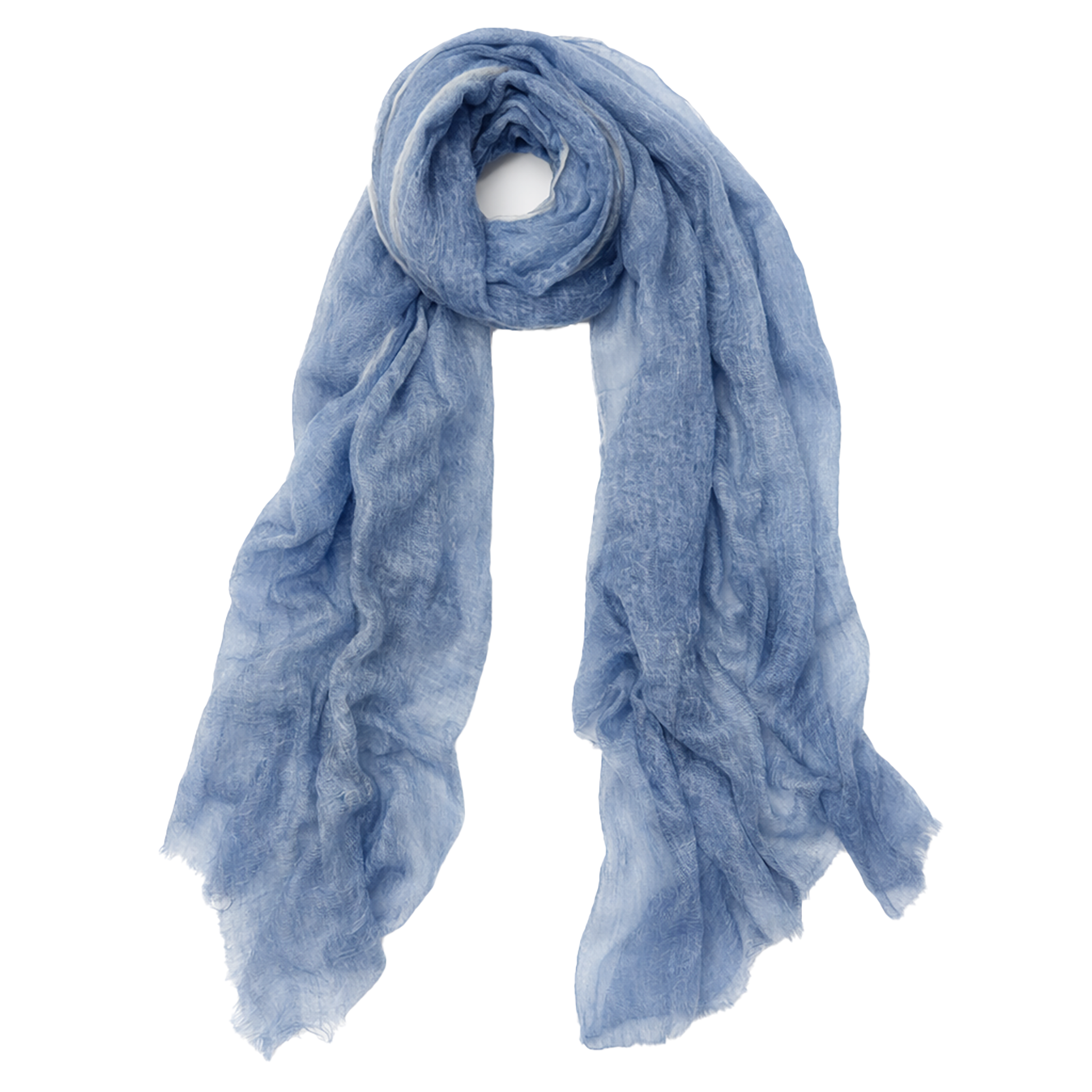 Cashmere Lush Bliss Solid Scarves — Blue Pacific — view 20