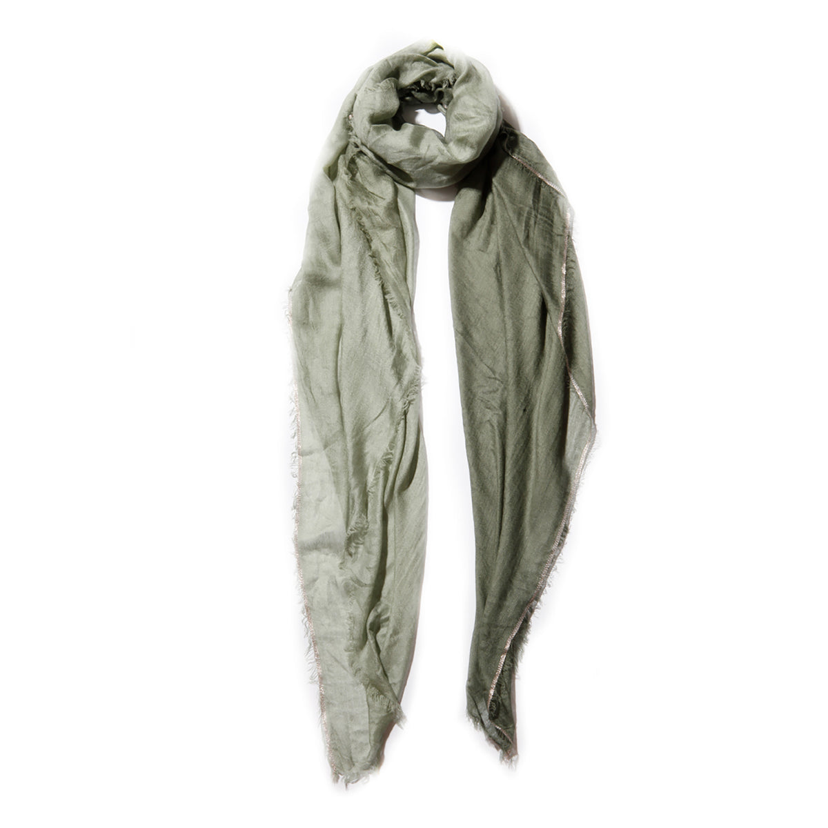 Cashmere Blend Scarves with Specialty Metallic Threading