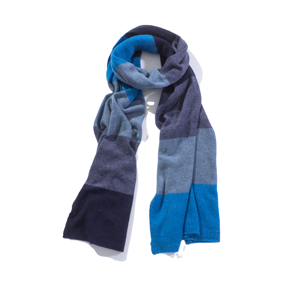 Cashmere Knit Stripe Scarf