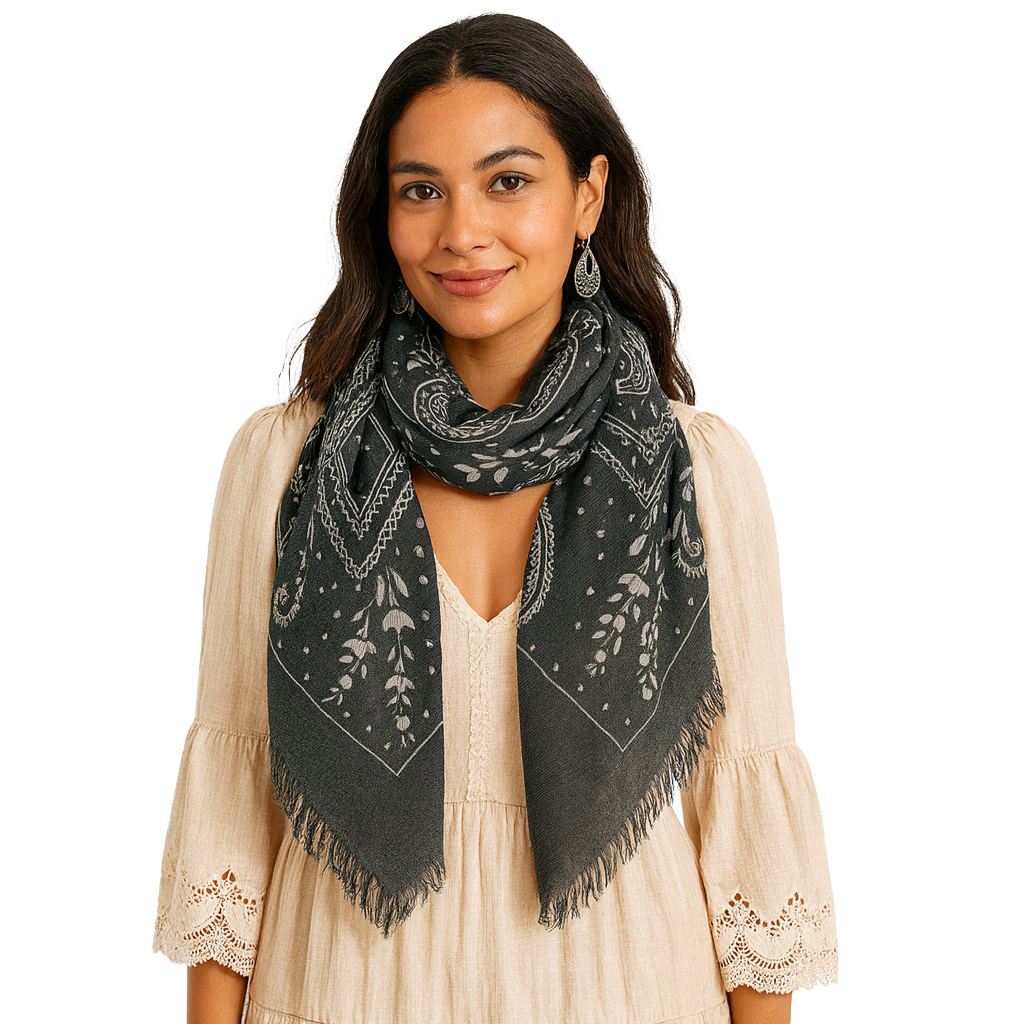 Cashmere Paisley Scarf