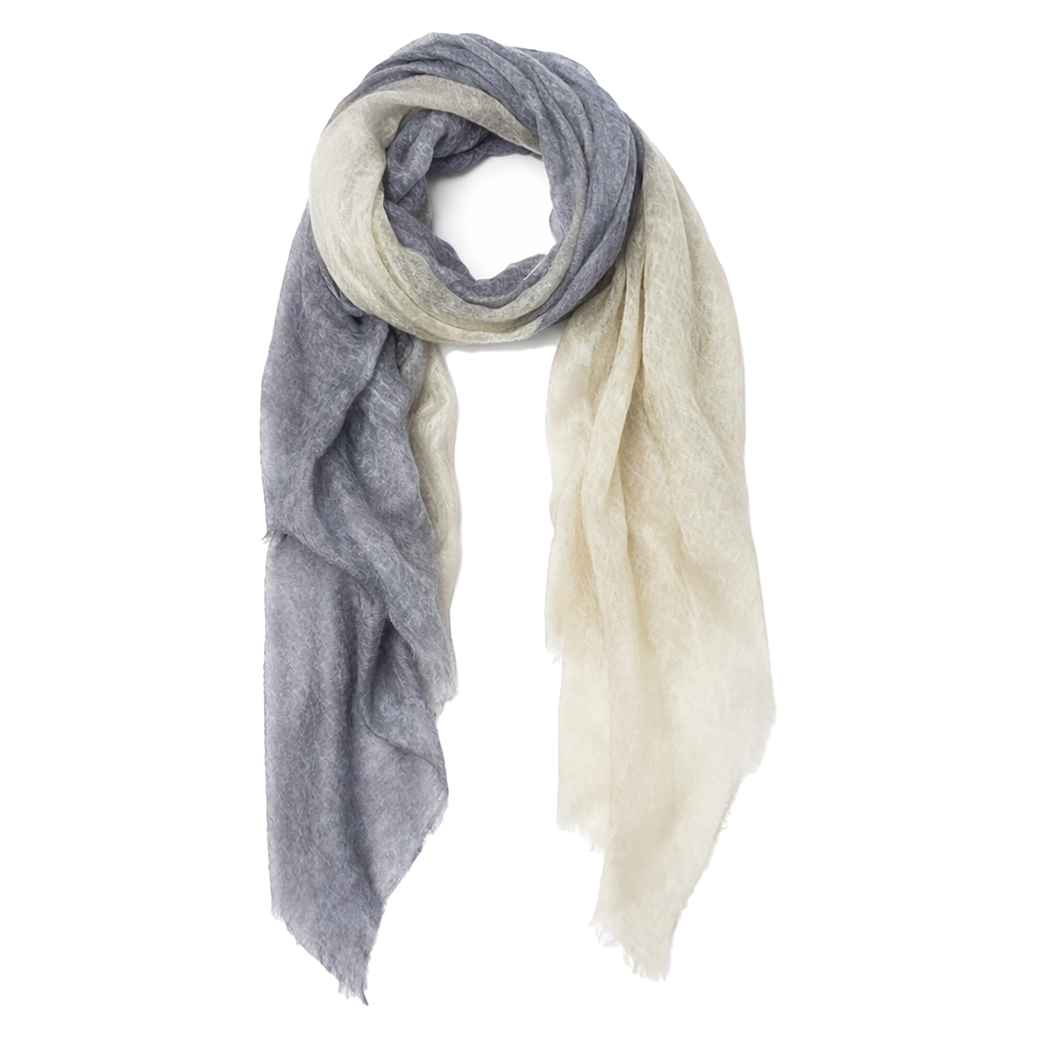 Cashmere Lush Bliss Ombre Scarves — Blue Pacific — view 4
