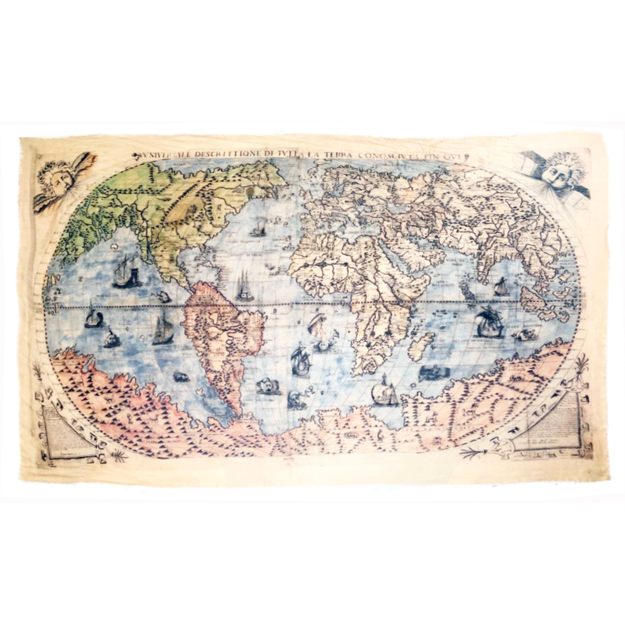 Cherubs World Map Scarf