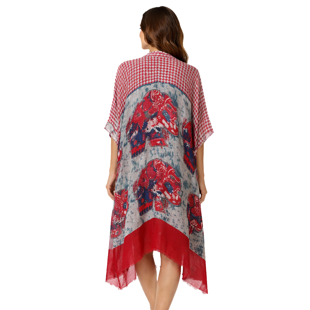 Elephant Paisley Kimono
