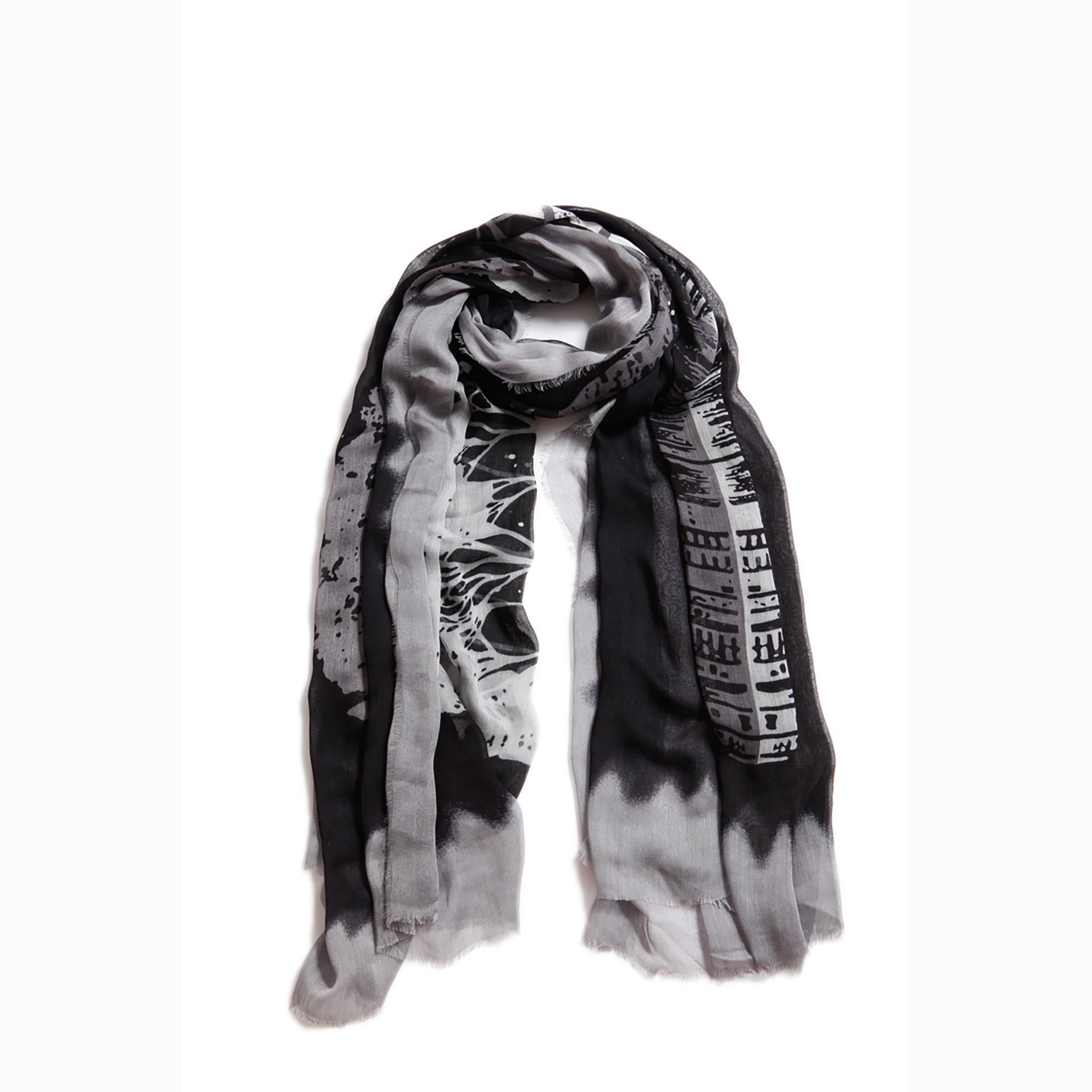 Guitar Roots Scarf — Blue Pacific — view 5
