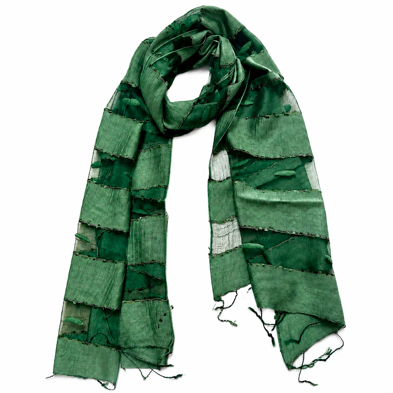 Hand Woven Silk Blended Scarf