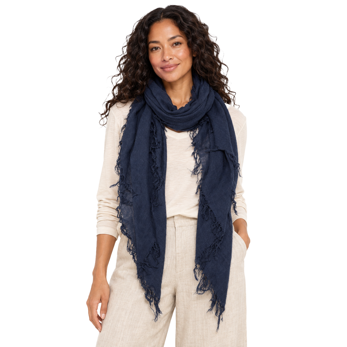 Heathered Cashmere Scarf
