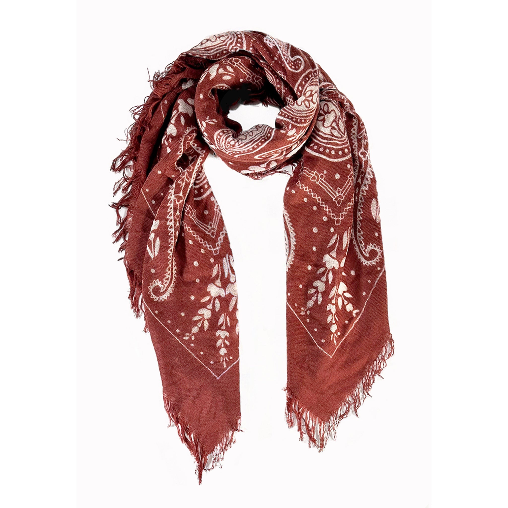 Cashmere Paisley Scarf