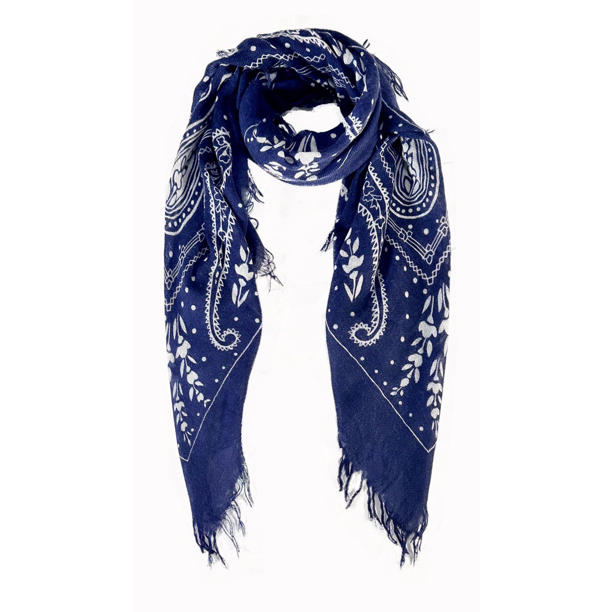 Cashmere Paisley Scarf