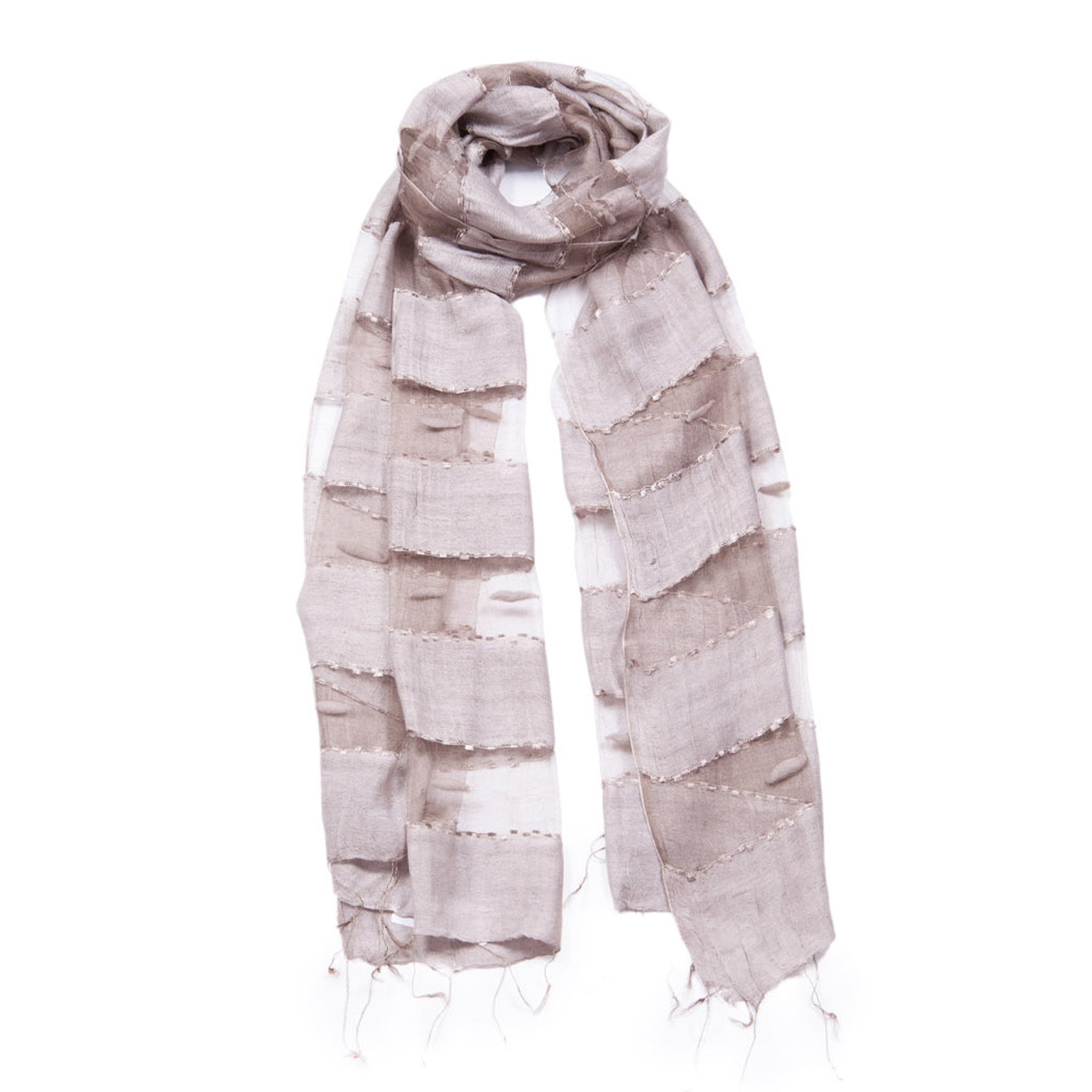 Hand Woven Silk Blended Scarf