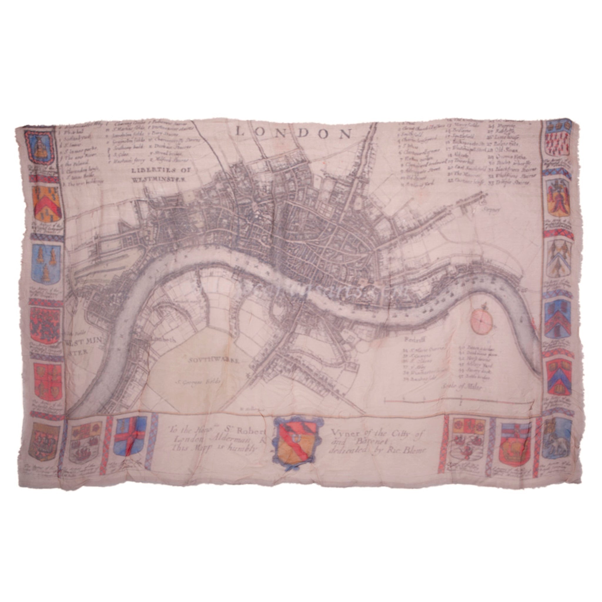 London Map Scarf