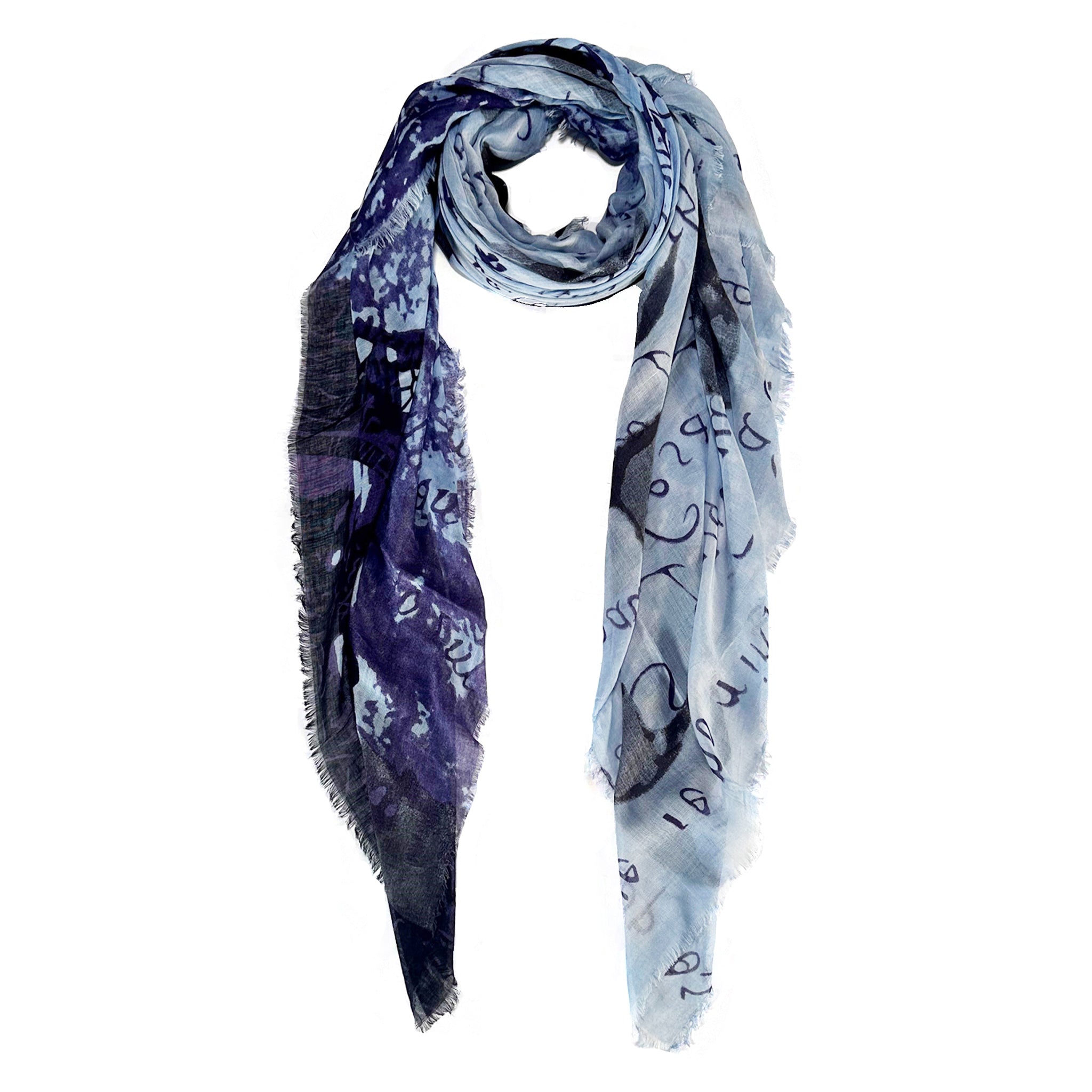 Love Scarf — Blue Pacific — view 3